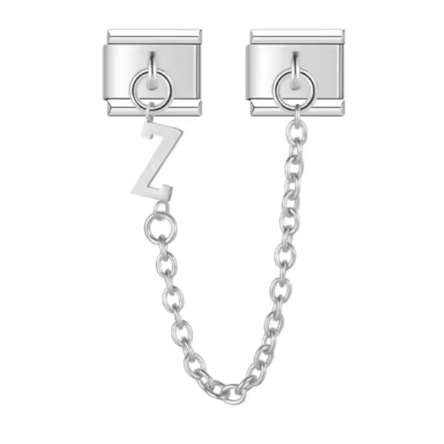 Charm Italien - Double Médaillon Lettre Argent – De A à Z