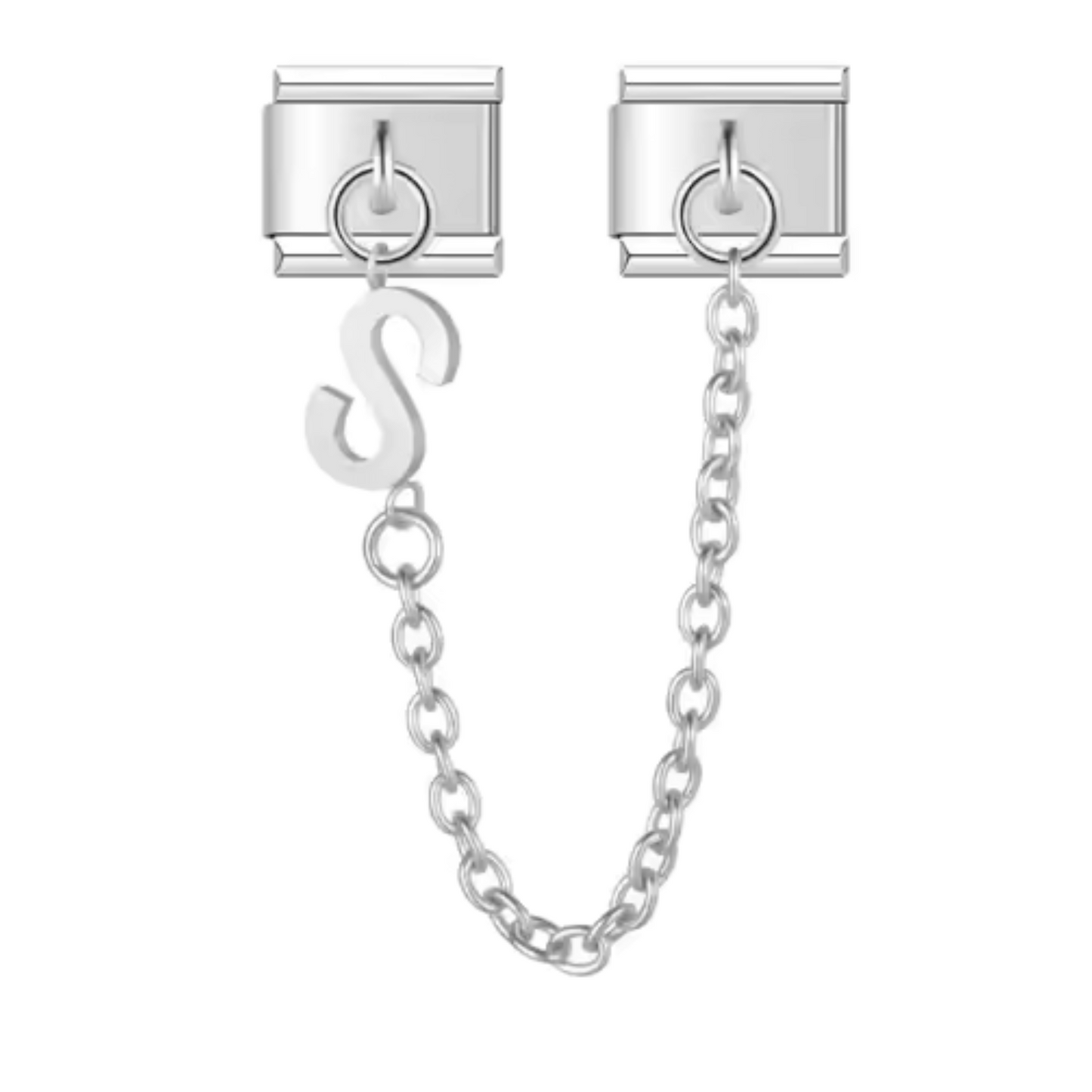 Charm Italien - Double Médaillon Lettre Argent – De A à Z