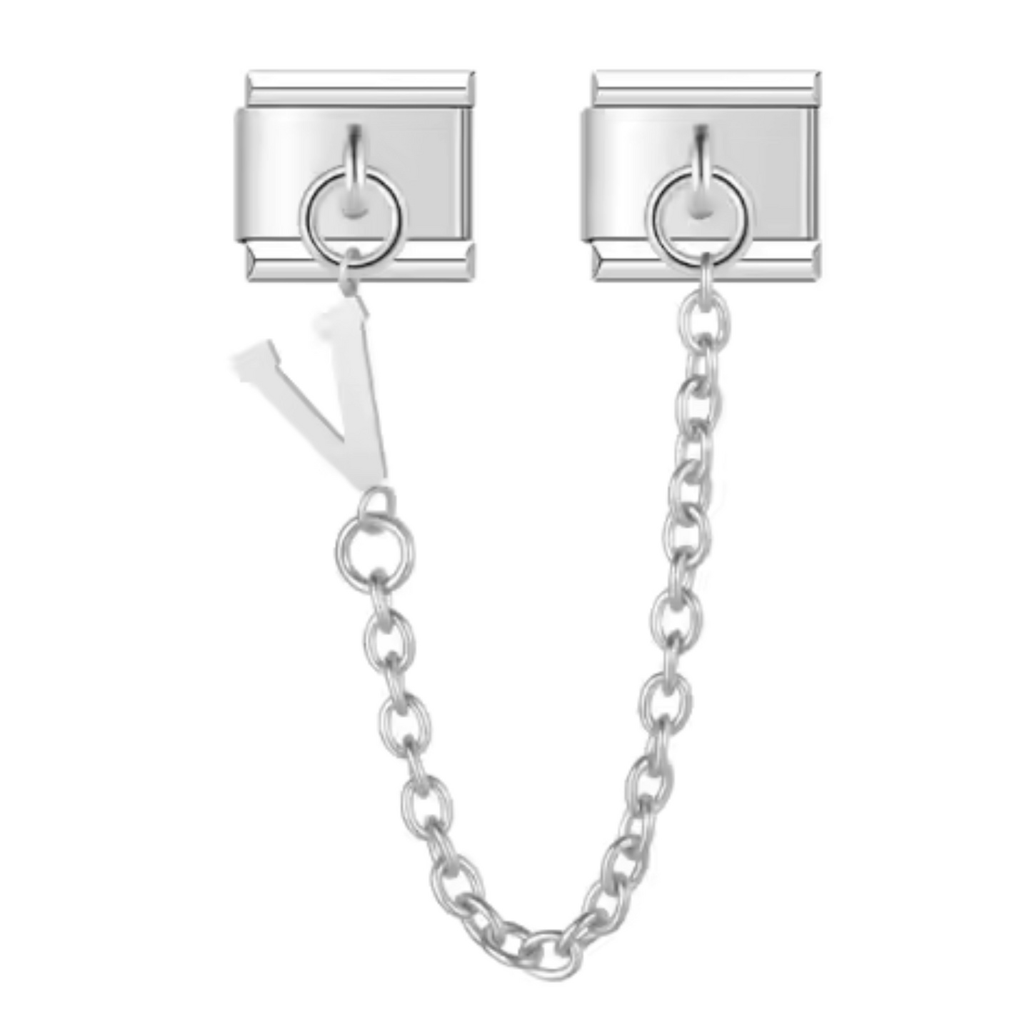 Charm Italien - Double Médaillon Lettre Argent – De A à Z