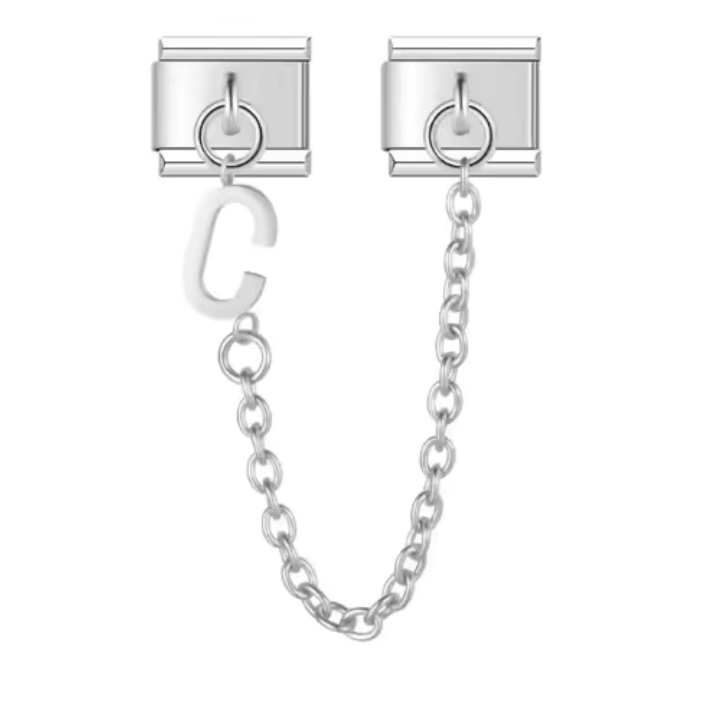 Charm Italien - Double Médaillon Lettre Argent – De A à Z