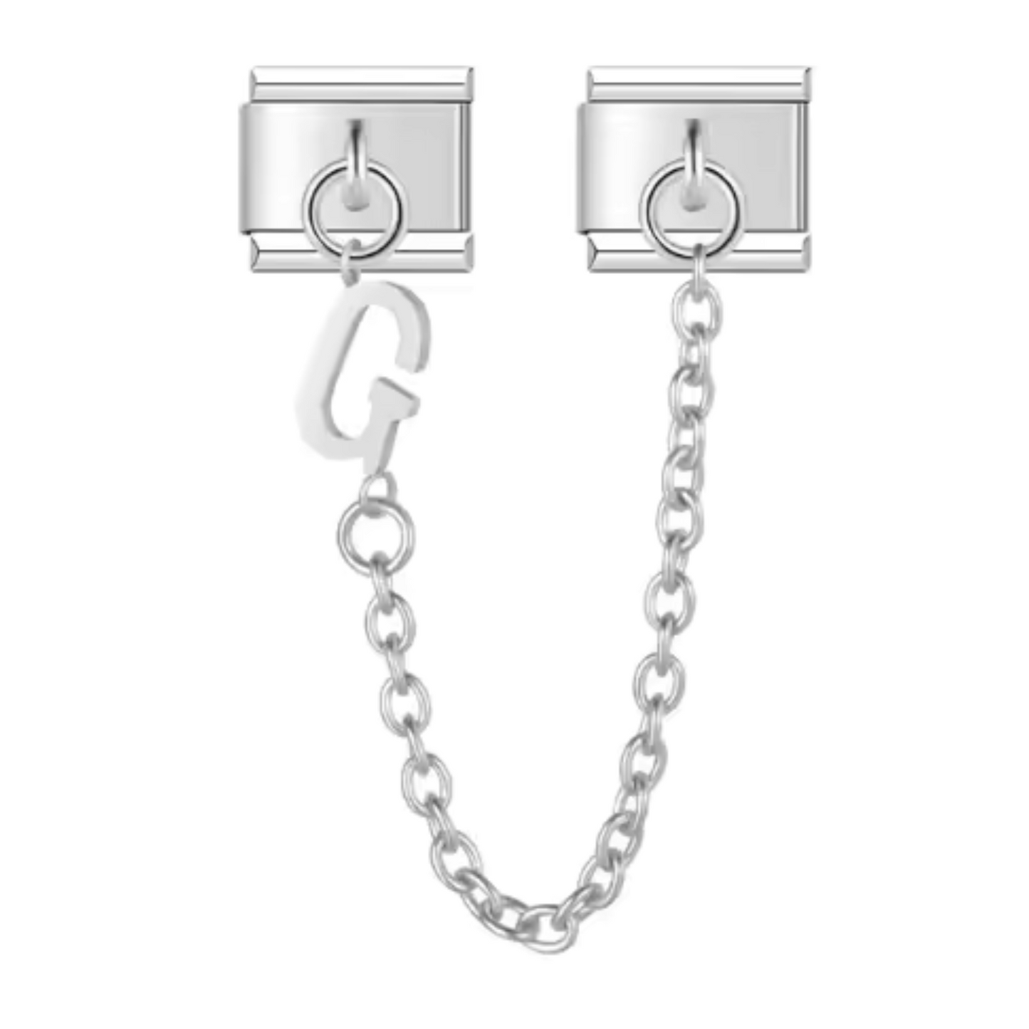 Charm Italien - Double Médaillon Lettre Argent – De A à Z