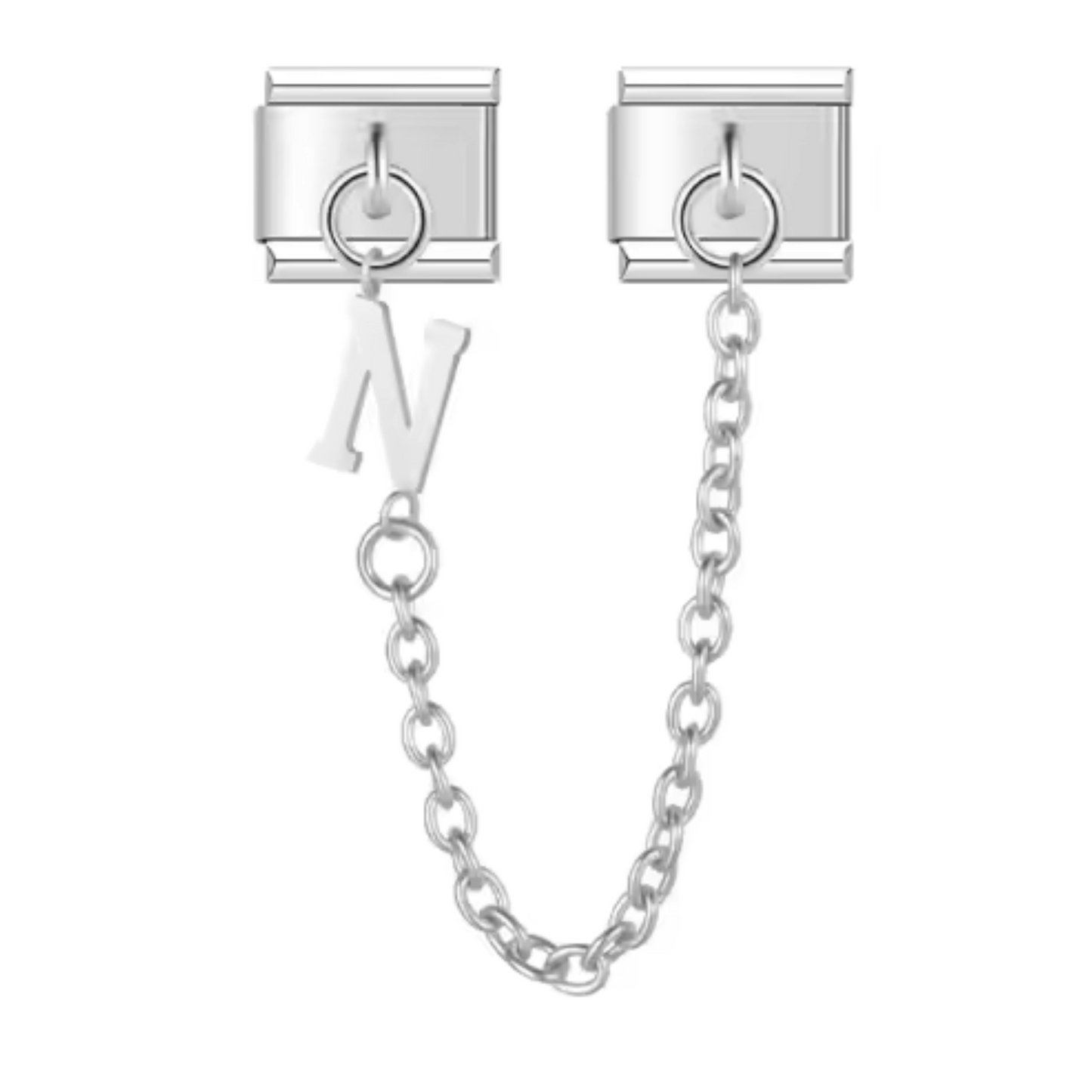 Charm Italien - Double Médaillon Lettre Argent – De A à Z