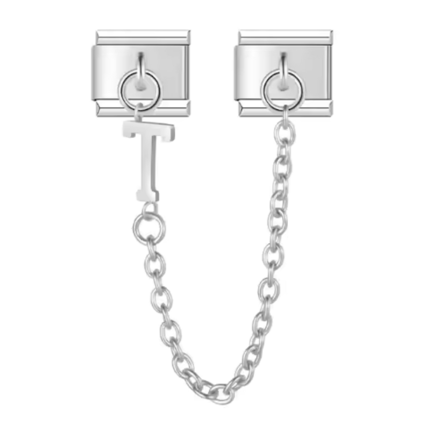 Charm Italien - Double Médaillon Lettre Argent – De A à Z