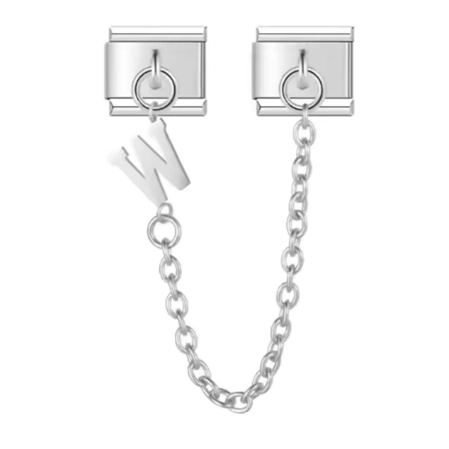 Charm Italien - Double Médaillon Lettre Argent – De A à Z
