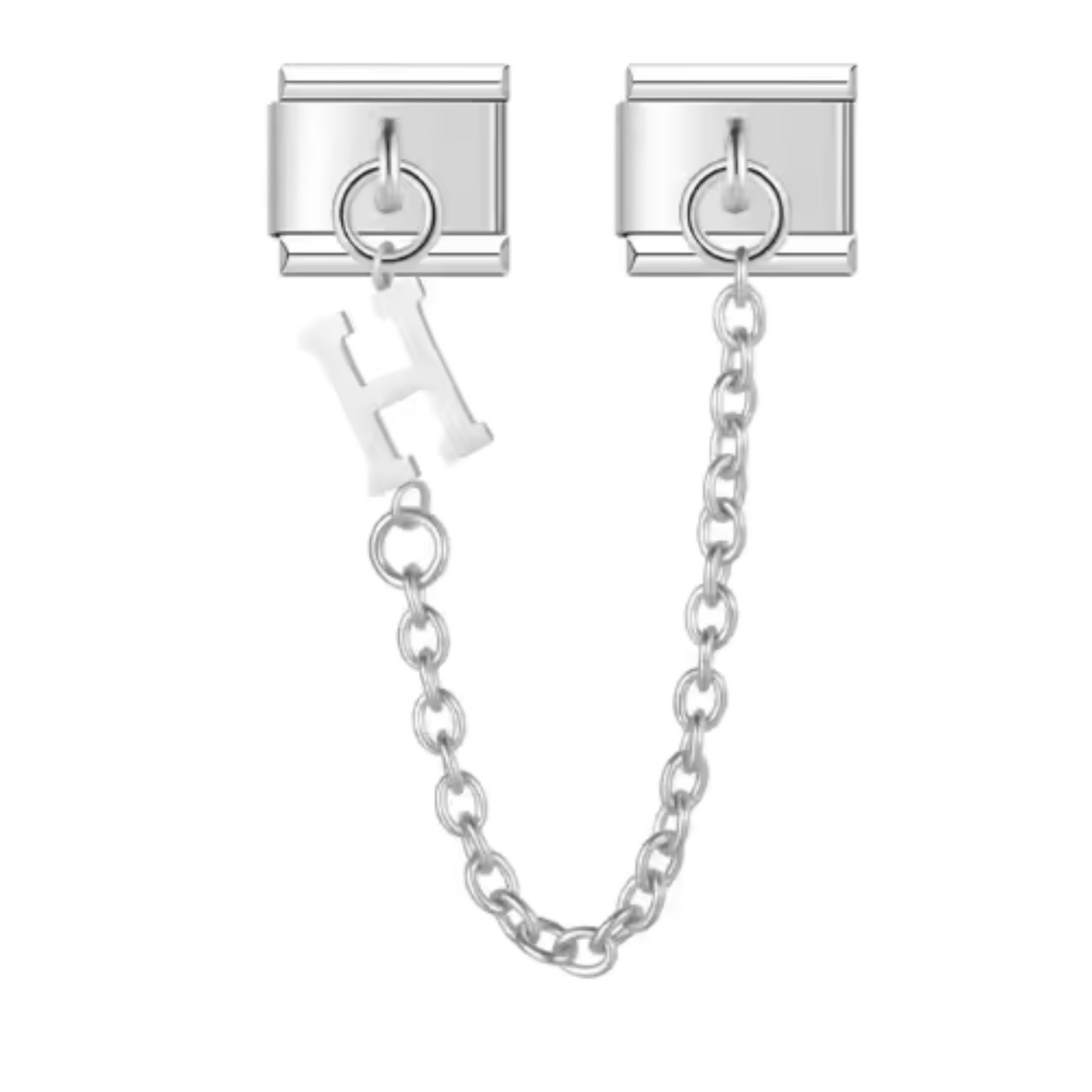 Charm Italien - Double Médaillon Lettre Argent – De A à Z