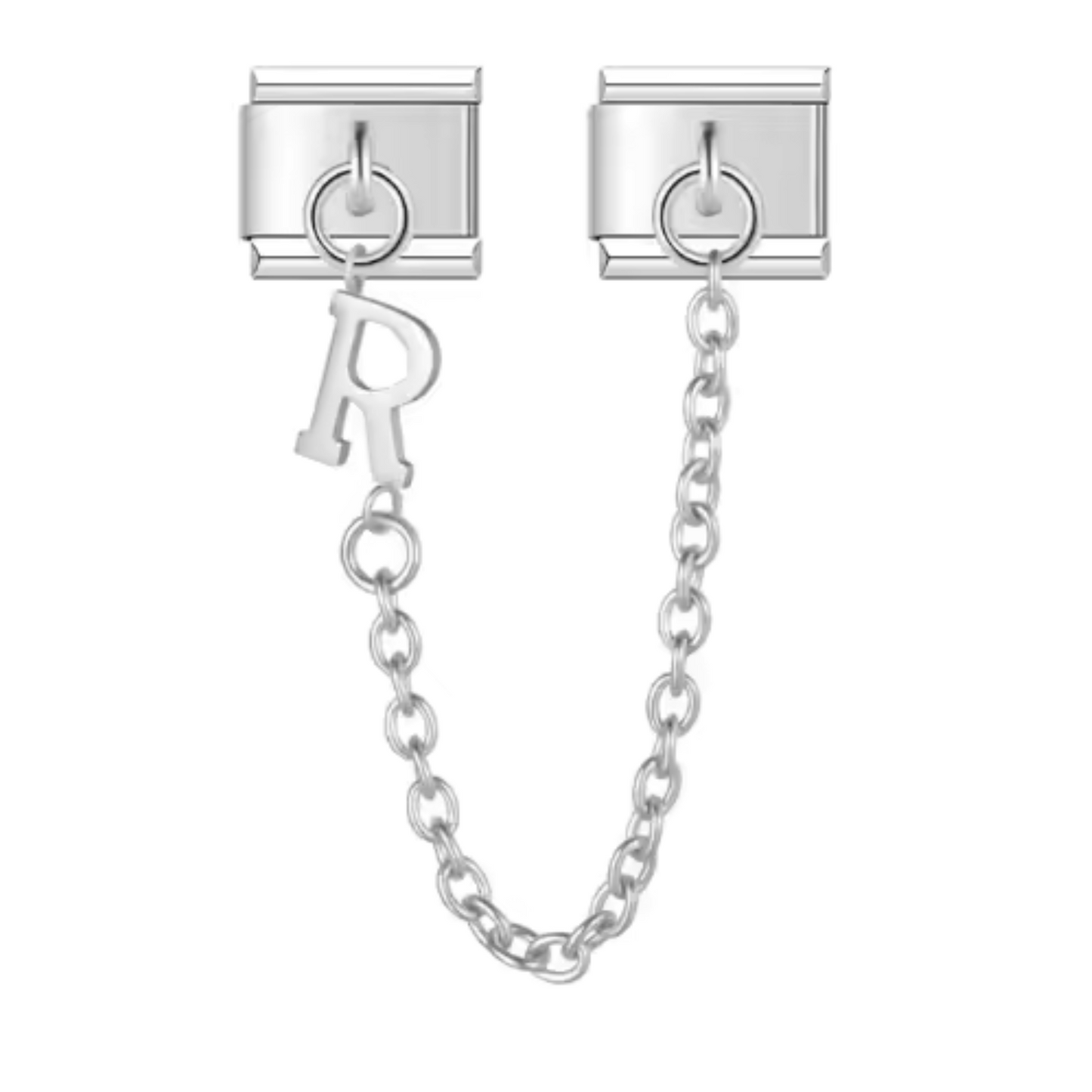 Charm Italien - Double Médaillon Lettre Argent – De A à Z