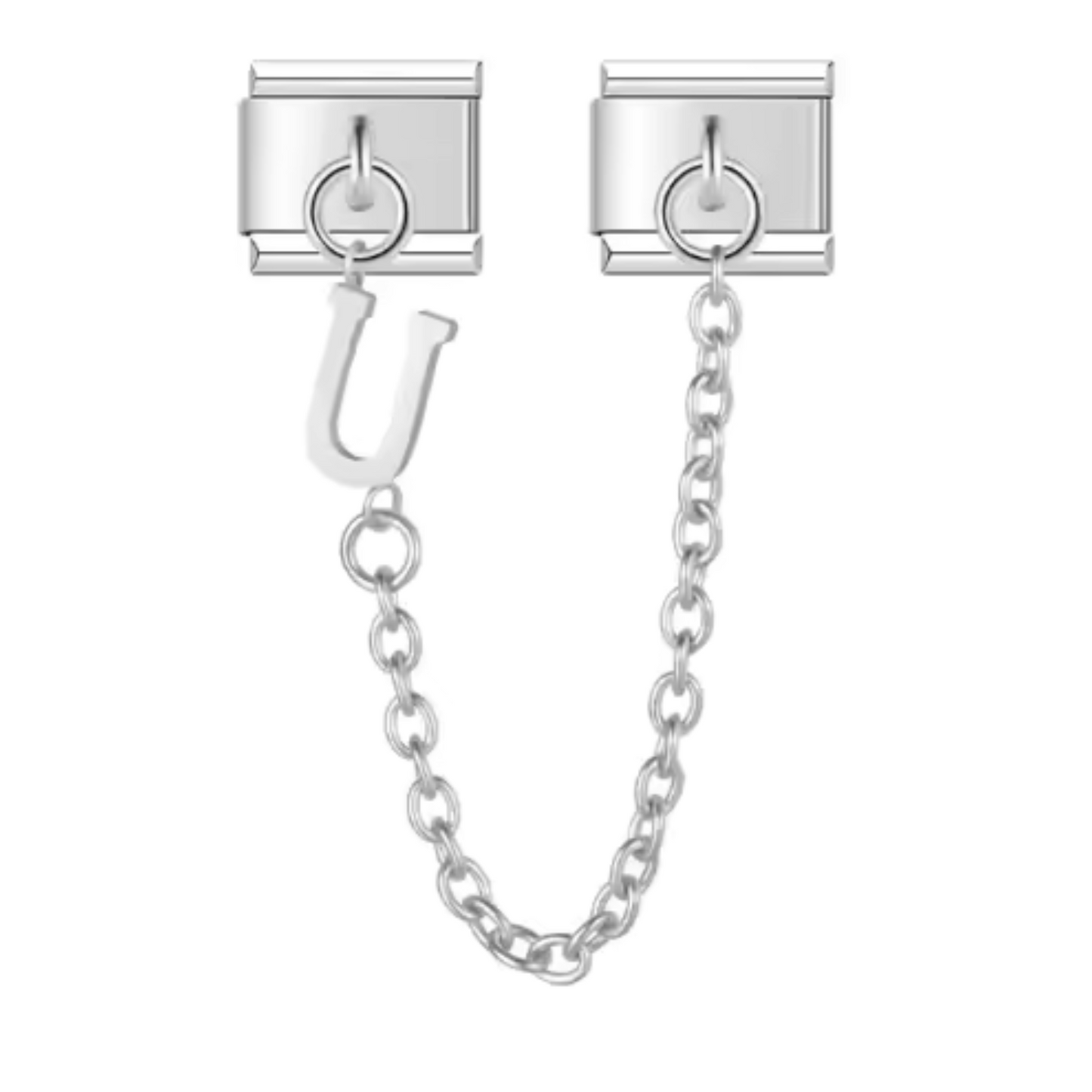 Charm Italien - Double Médaillon Lettre Argent – De A à Z