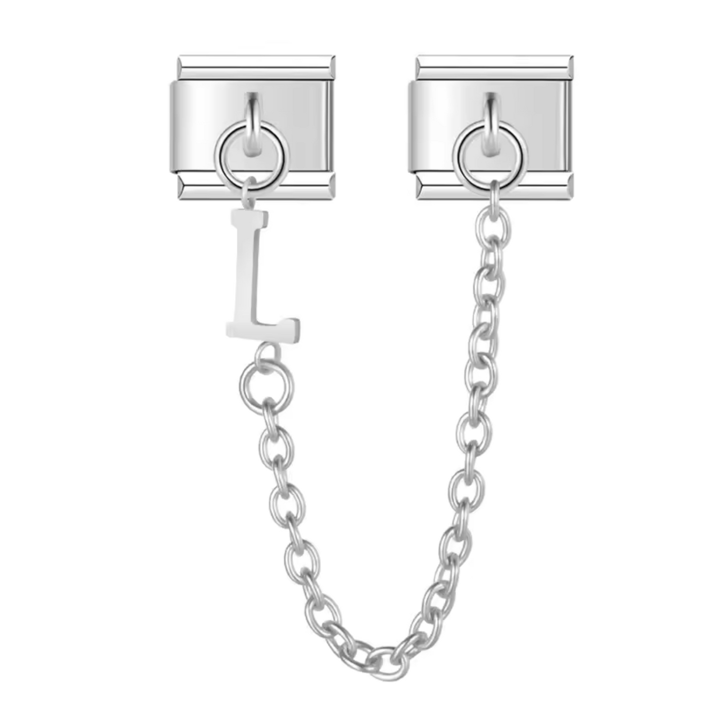 Charm Italien - Double Médaillon Lettre Argent – De A à Z