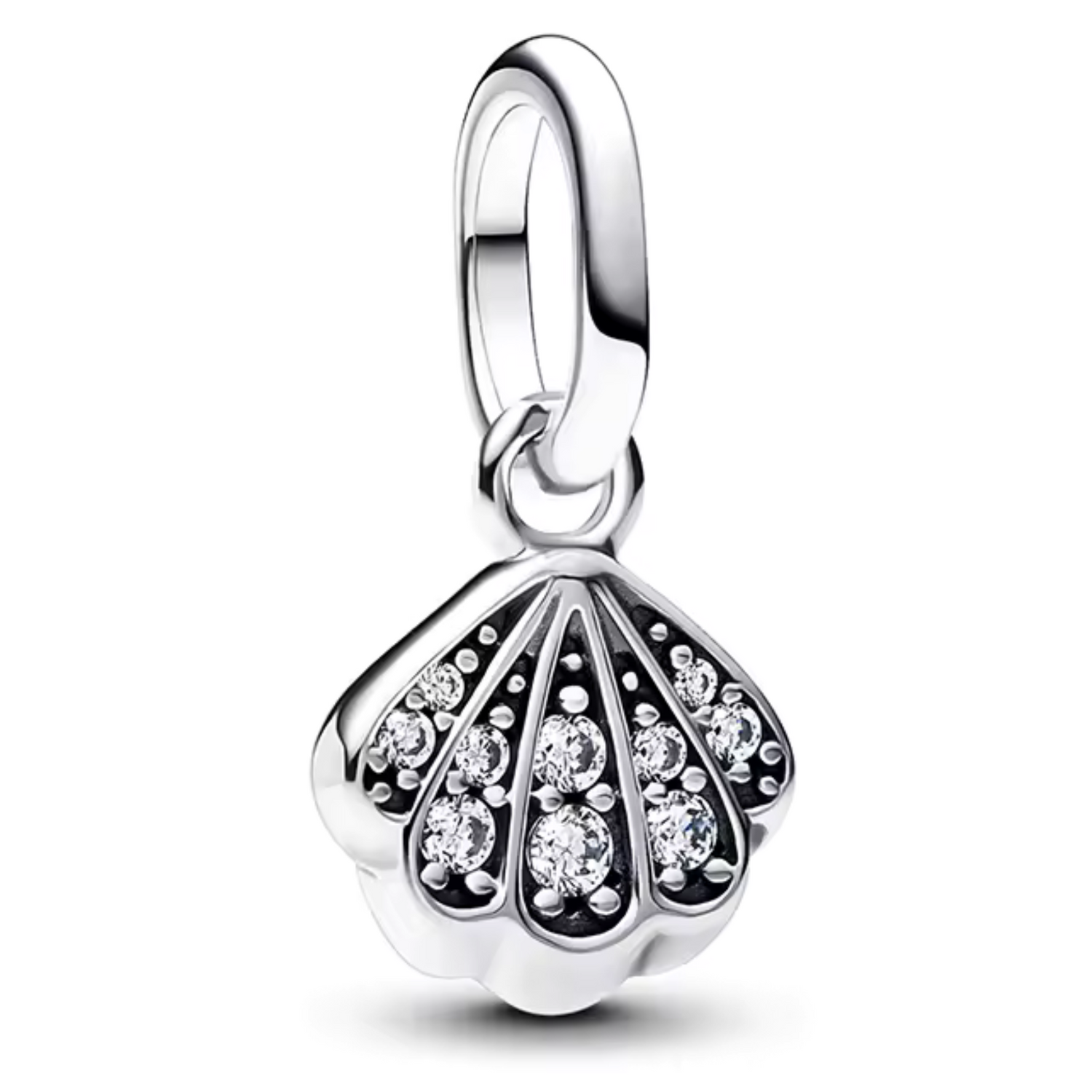 Charm Pendentif Coquillage Argenté – Élégance Marine et Simplicité Naturelle