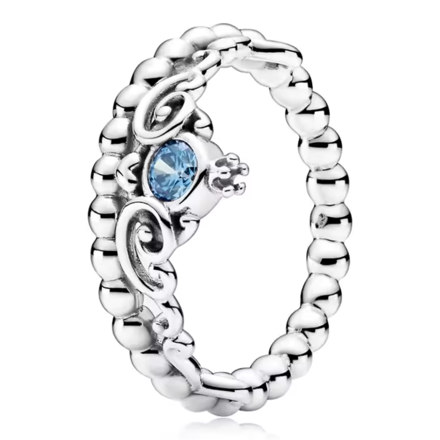 Bague Argentée Carrosse de Cendrillon – Élégance Royale et Rêve Éveillé