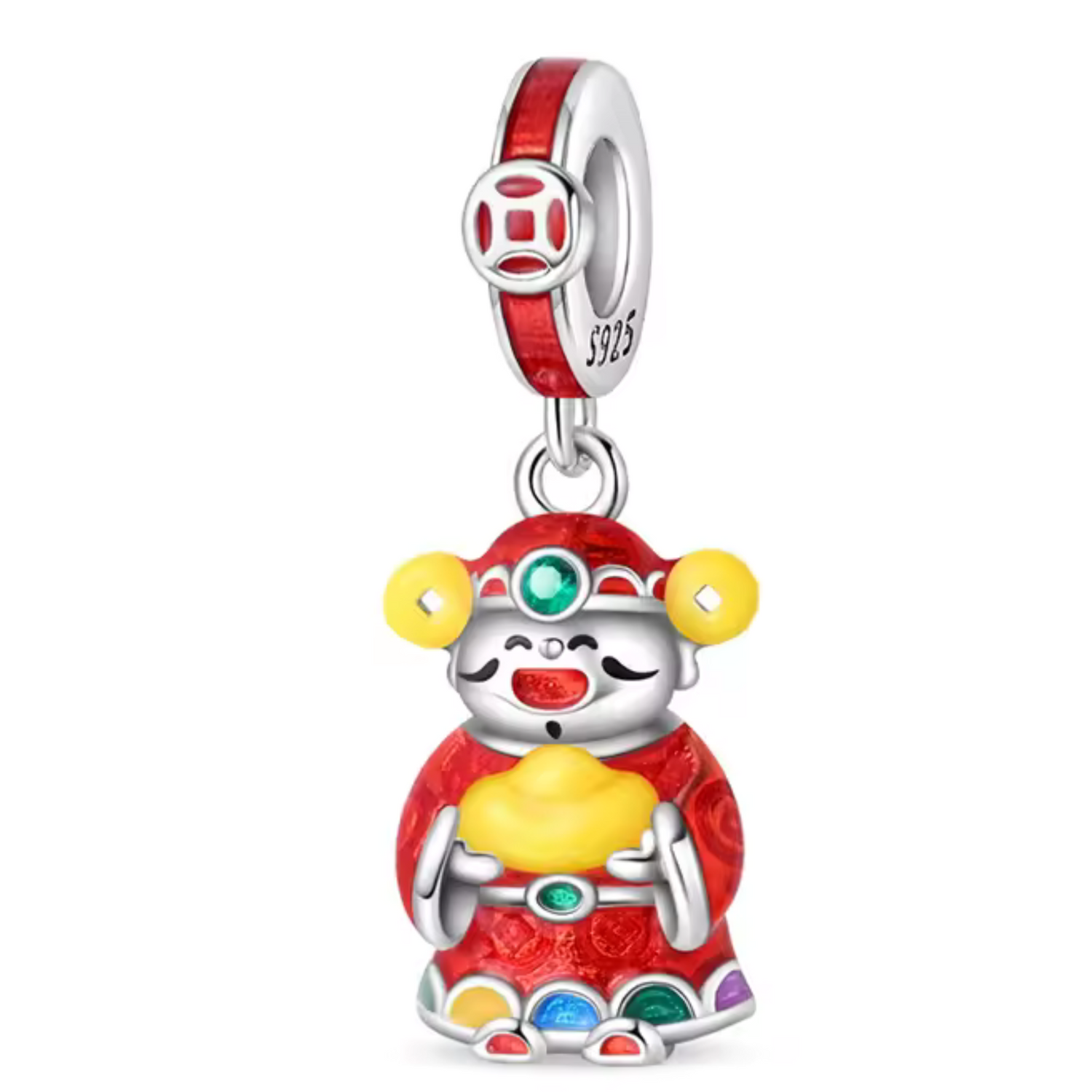 Charm Dieu de la Richesse – Symbole de Prospérité et de Fortune