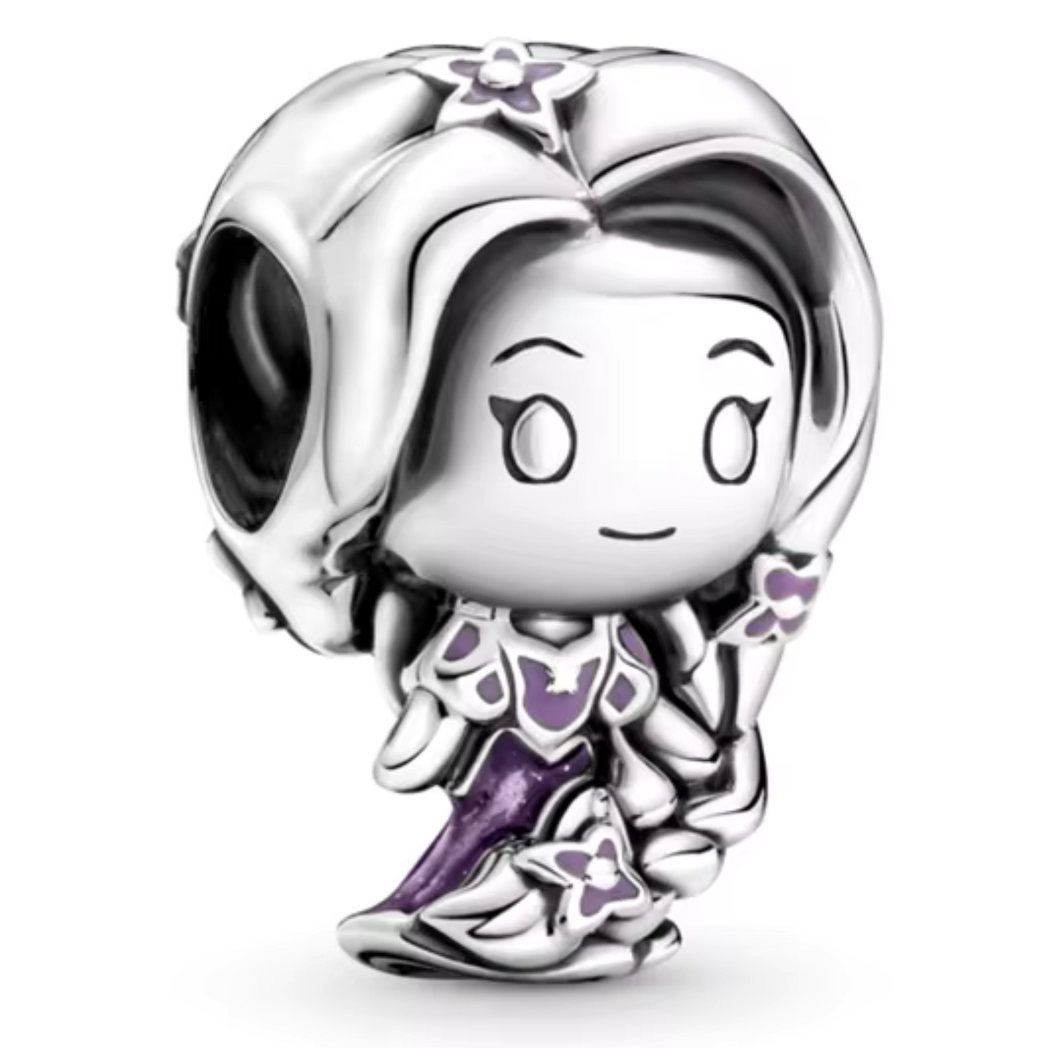 Charm Raiponce – Argent 925 | L’Éclat Libre et Aventurier de Disney