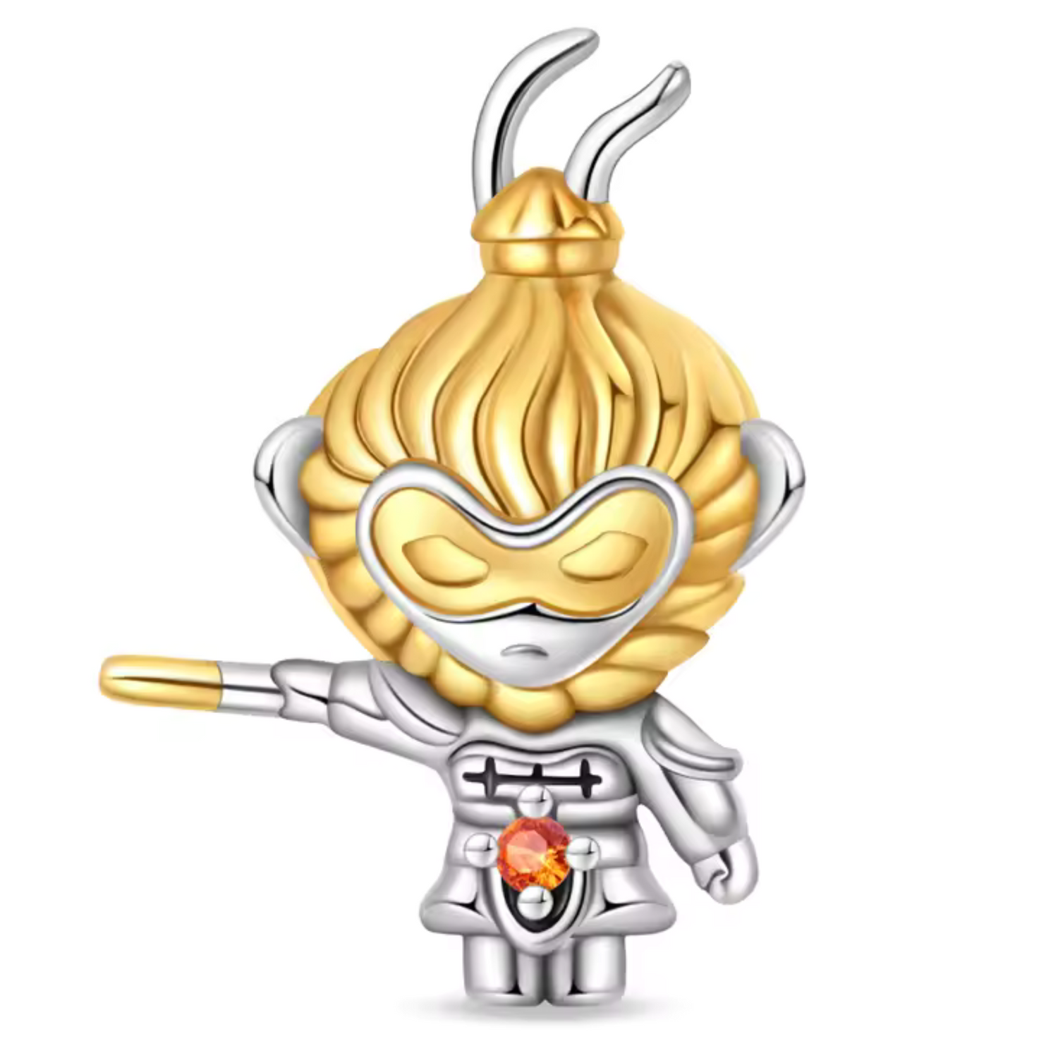Charm Roi Singe Guerrier – Symbole de Force et de Légende