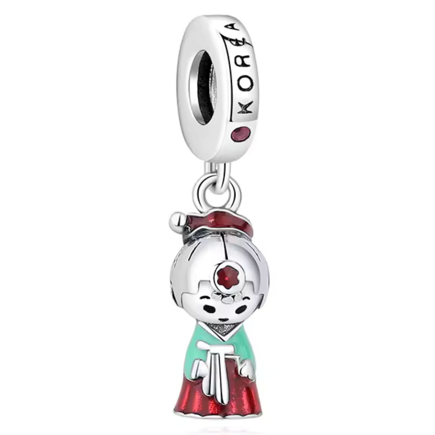 Charm Poupée Coréenne – Symbole de Tradition et de Grâce