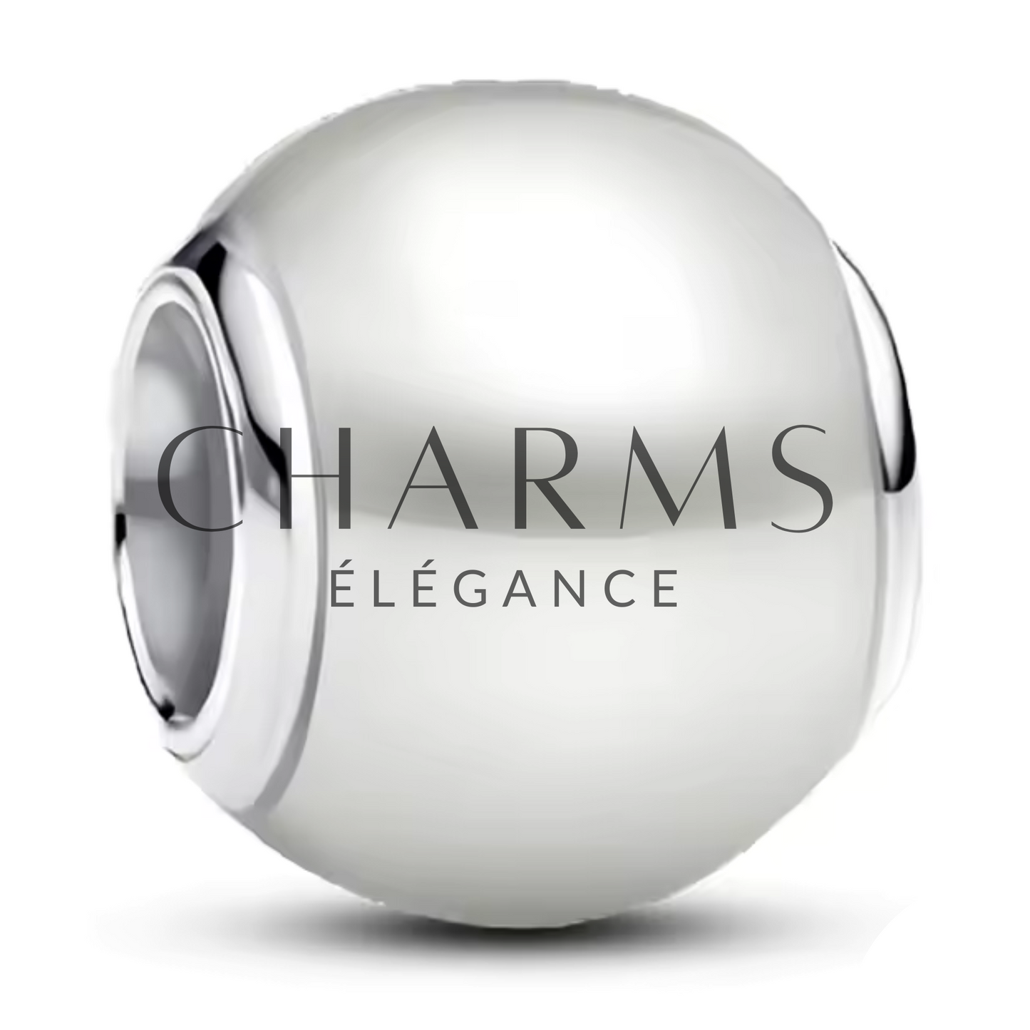 Charm Rond | Doré ou Blanc - Charms Élégance
