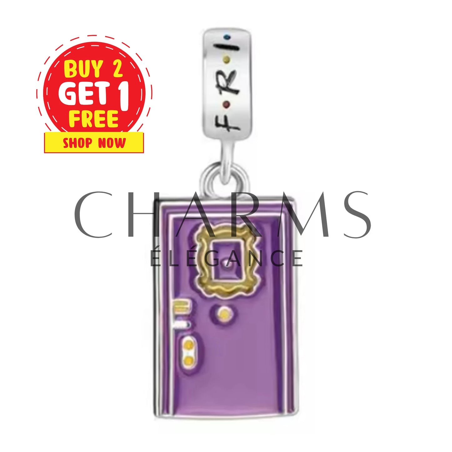 Charm Pendentif - Porte | Friends - Charms Élégance