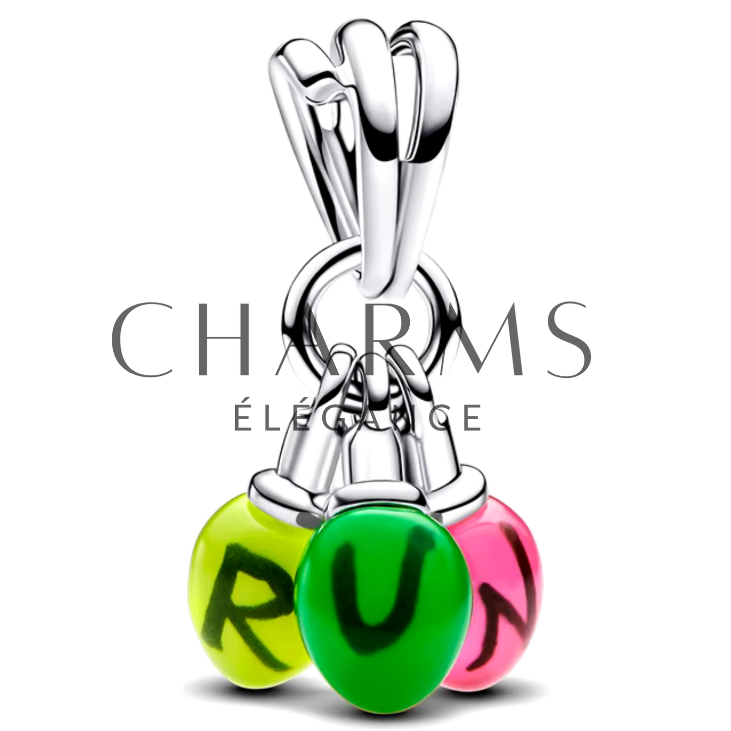 Charm - Ampoules "RUN" | Stranger Things - Charms Élégance