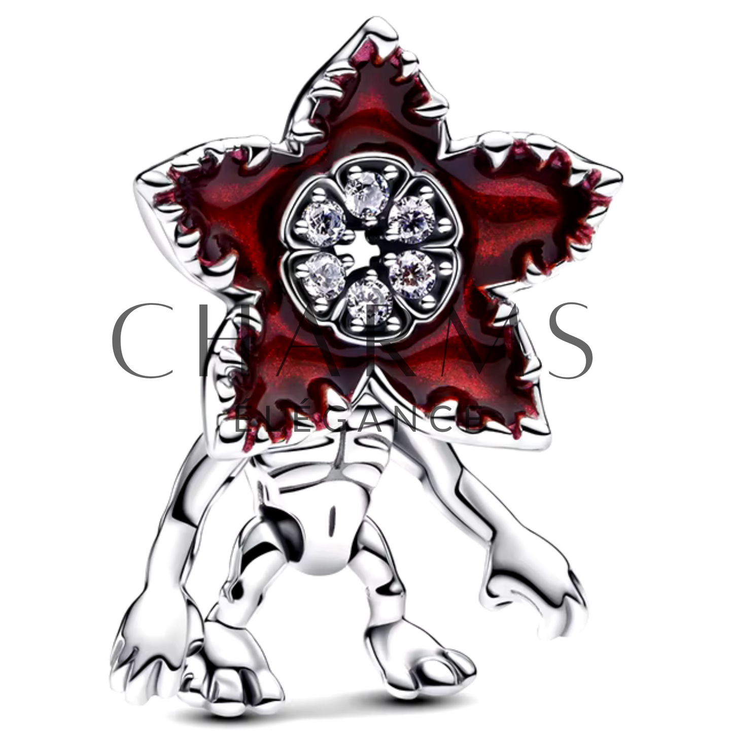 Charm - Démogorgon avec Diamant - Charms Élégance