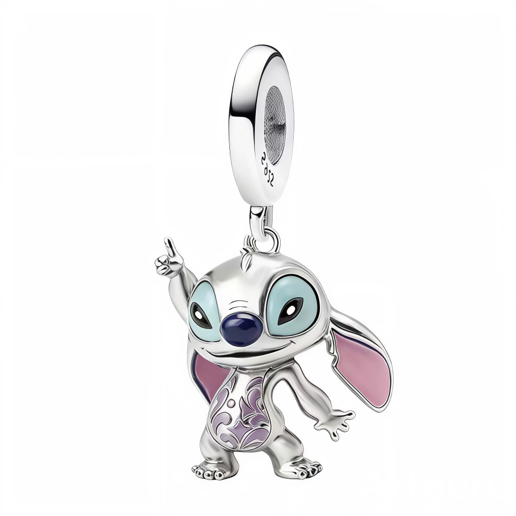Charm Pendentif - Stitch Peace et Love