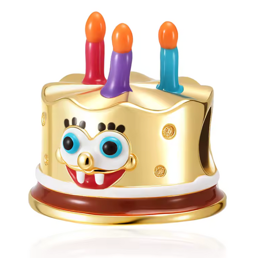 Charm - Bob l’Éponge Gâteau d’Anniversaire