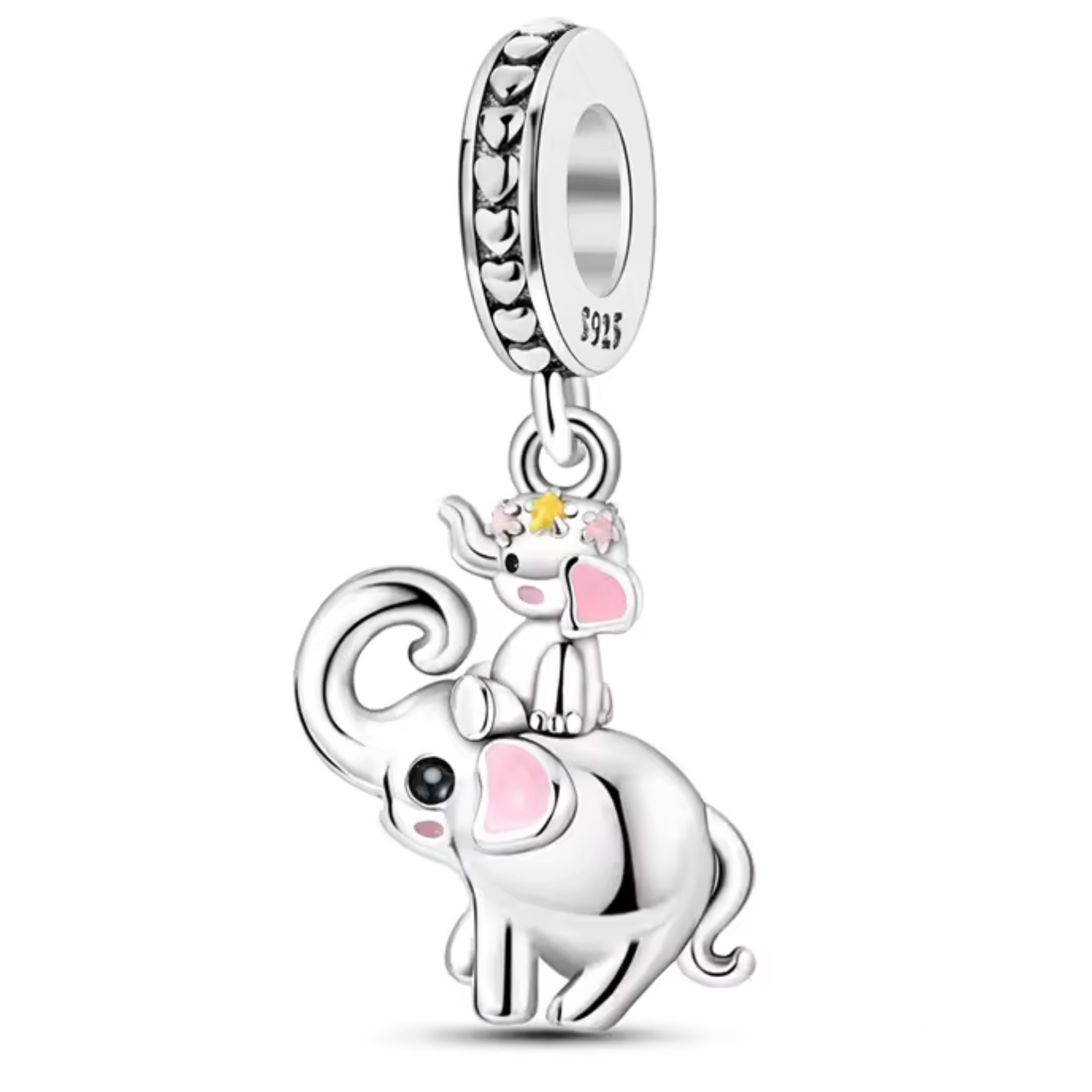 Charm Tendresse Éléphant – Maman et Bébé