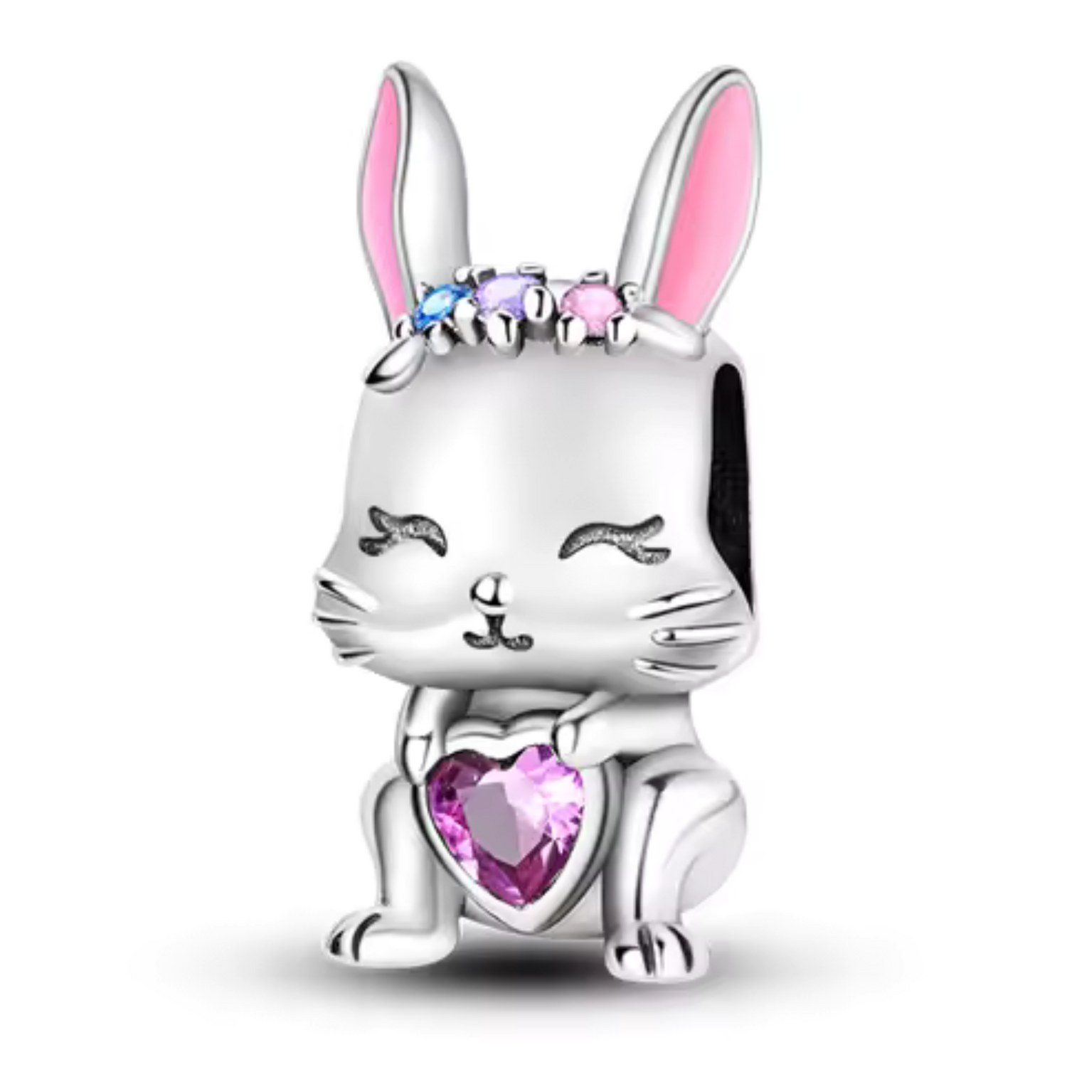 Charm Lapin au Cœur – Tendresse Douce
