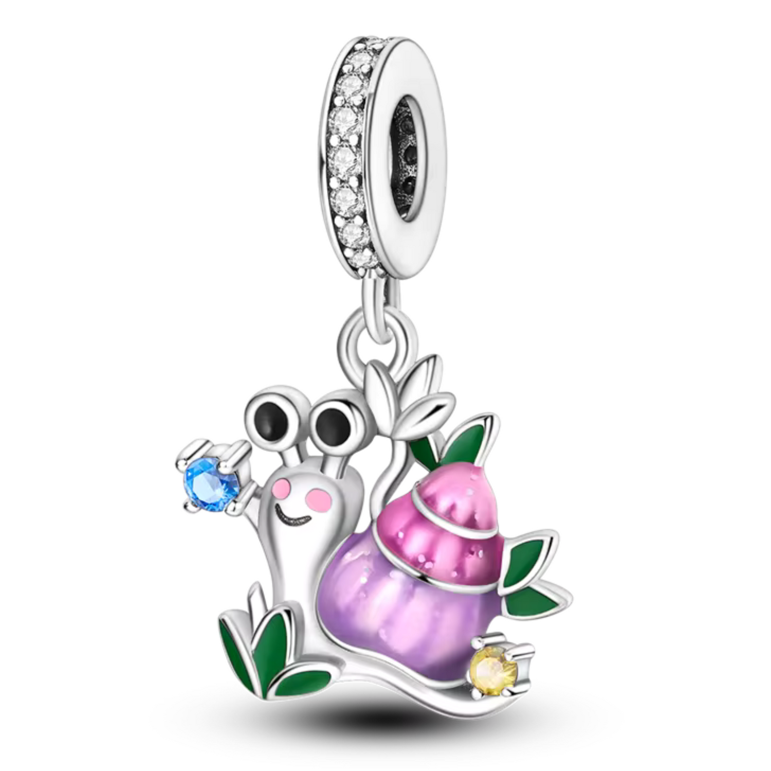 Charm Escargot dans l’Herbe – Douceur Nature