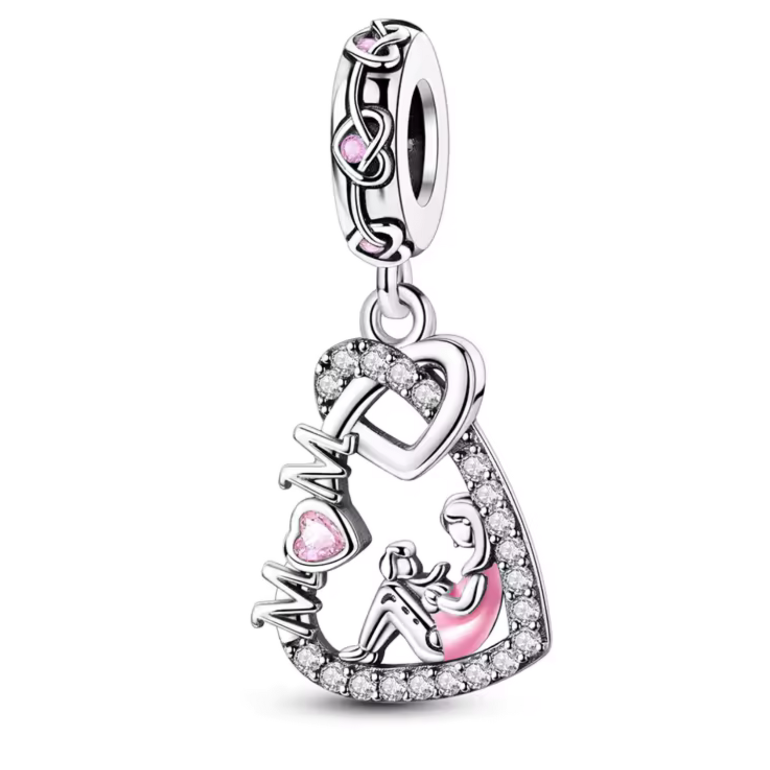 Charm Cœur Maternel – Mom et Enfant
