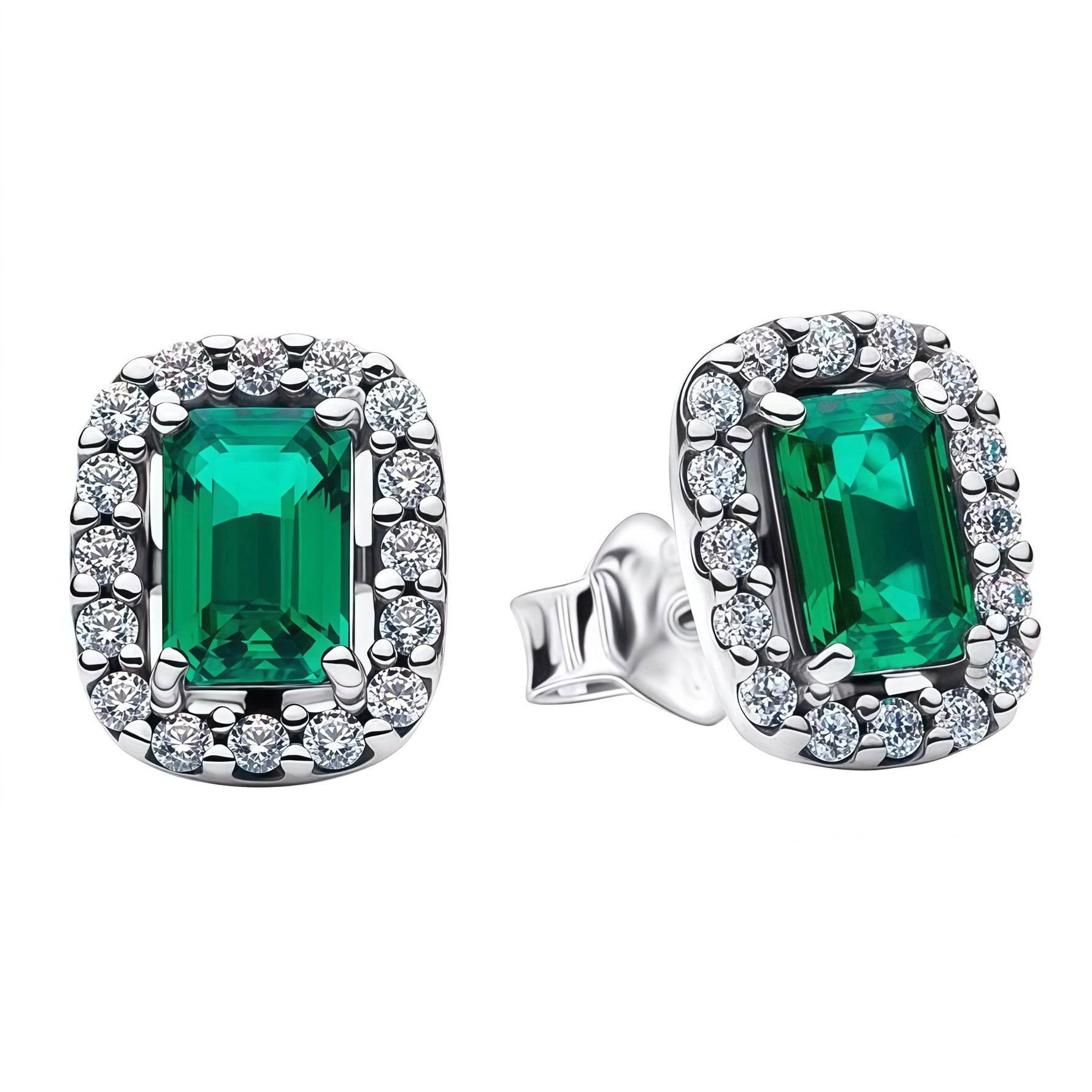 Apporte une touche d’élégance et de fraîcheur à ton style avec ces boucles d’oreilles argentées ornées d’une pierre verte. Leur design délicat et lumineux met en valeur la couleur de la pierre tout en ajoutant une note raffinée et intemporelle à la tenue. Un bijou chic et facile à porter au quotidien, parfait pour illuminer subtilement le visage.

Caractéristiques :

-&nbsp;Matière : Argent 925.
-&nbsp;Design : Boucles d’oreilles argentées avec pierre verte brillante.
-&nbsp;Dimensions : Taille délicate et 