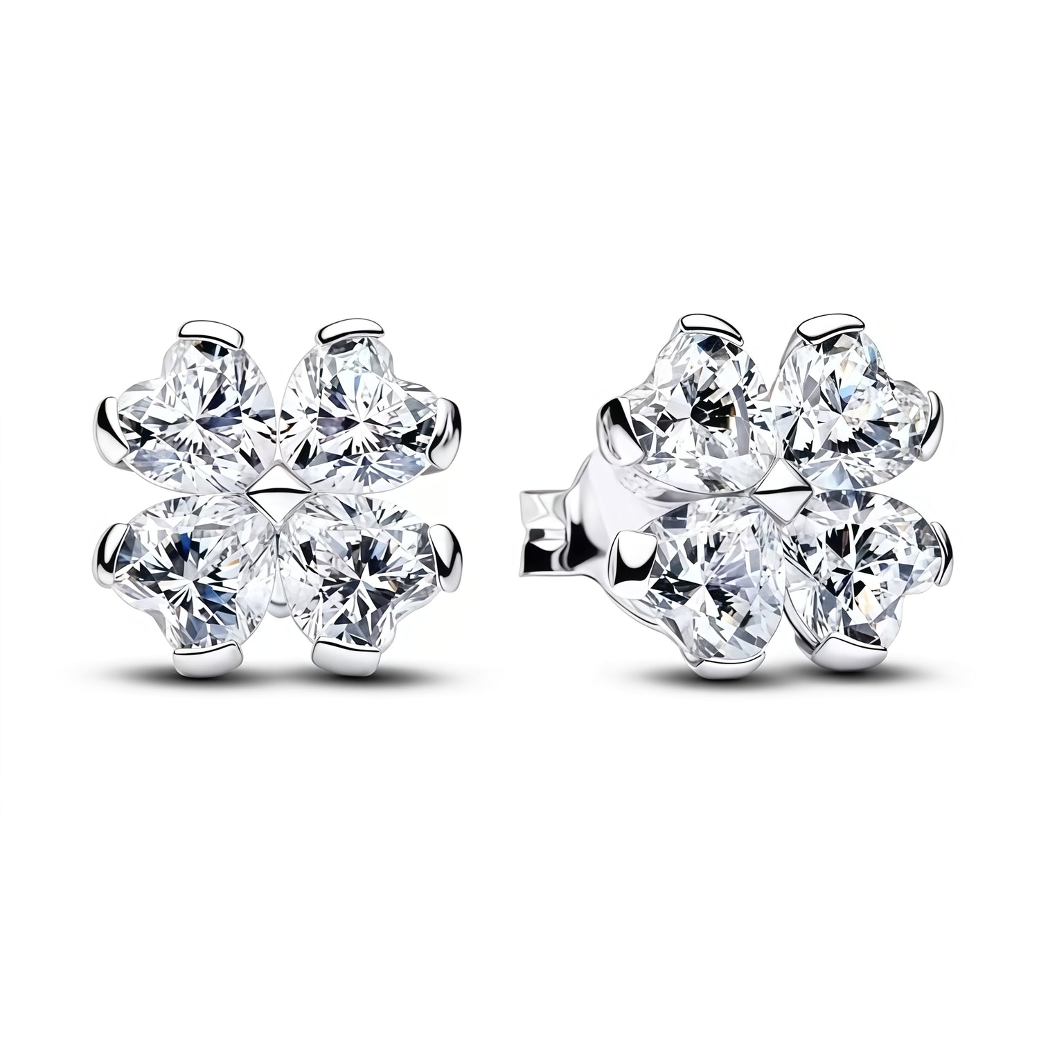 Apporte une touche de chance et d’élégance à ton style avec ces boucles d’oreilles en forme de trèfle argenté. Leur design délicat et lumineux symbolise la chance, la beauté et la douceur, tout en ajoutant une note raffinée et intemporelle à la tenue. Un bijou chic et facile à porter au quotidien, parfait pour compléter un look avec subtilité.

Caractéristiques :

-&nbsp;Matière : Argent 925.
-&nbsp;Design : Trèfles argentés, avec finition brillante.
-&nbsp;Dimensions : Taille délicate et confortable à port