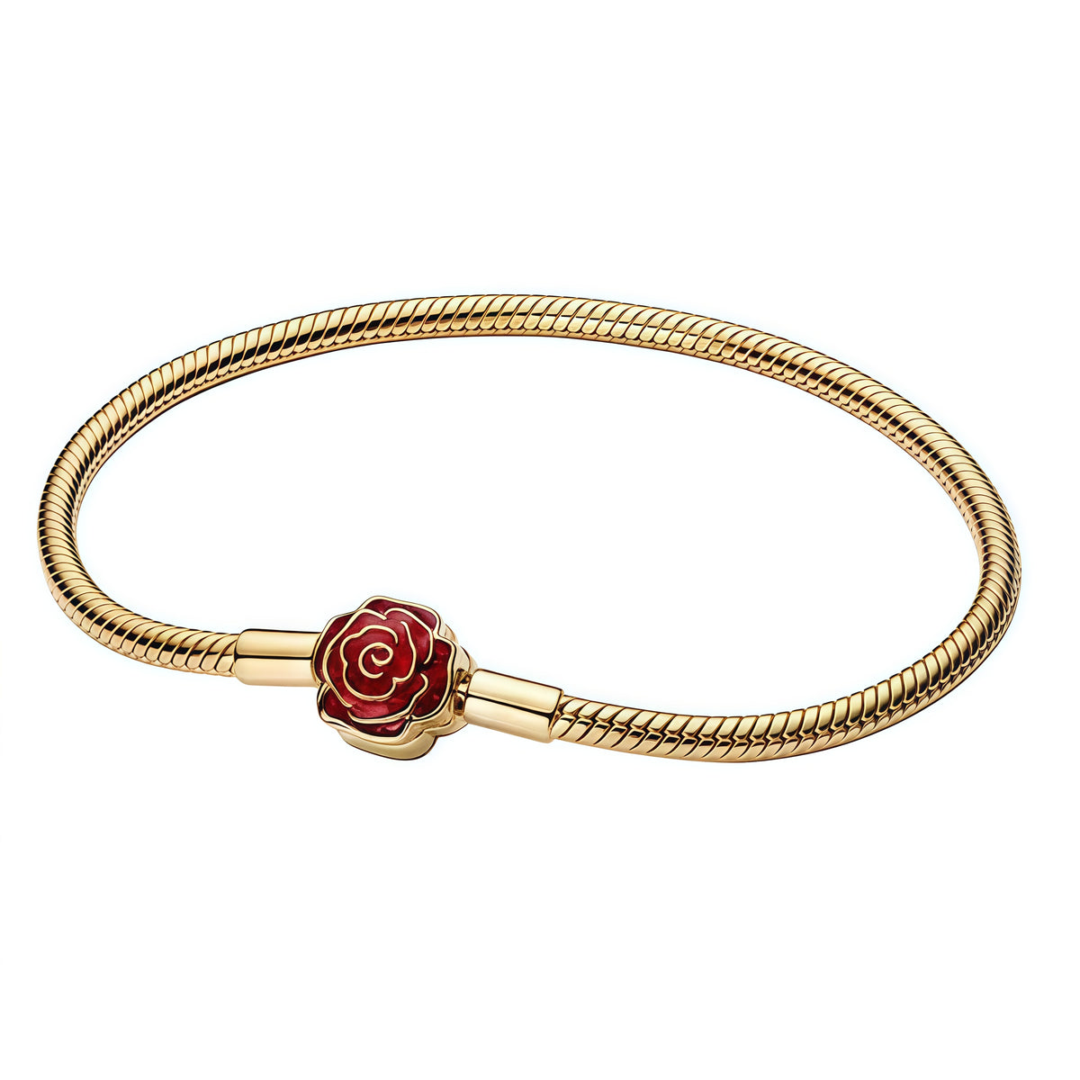 Apporte une touche élégante et lumineuse à ton poignet avec ce bracelet doré et rose rouge. Son alliance de tons chauds et raffinés en fait un bijou féminin, délicat et facile à porter au quotidien. Un bracelet chic et intemporel, parfait pour donner une note romantique et sophistiquée à toutes tes tenues.

Caractéristiques :

- Matière : Argent 925.
- Design : Bracelet fin aux tons dorés, roses et rouges avec finitions soignées.
- Dimensions : Taille confortable et agréable à porter.
- Style : Bijou élégan