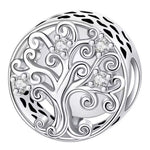 Ce charm ajouré met à l’honneur l’Arbre de Vie, symbole de force, d’équilibre et d’harmonie. Élaboré en argent sterling 925, il présente des branches finement ciselées et des détails raffinés pour une touche intemporelle. Parfait pour personnaliser un bracelet à charms européen et exprimer votre lien avec la nature.
