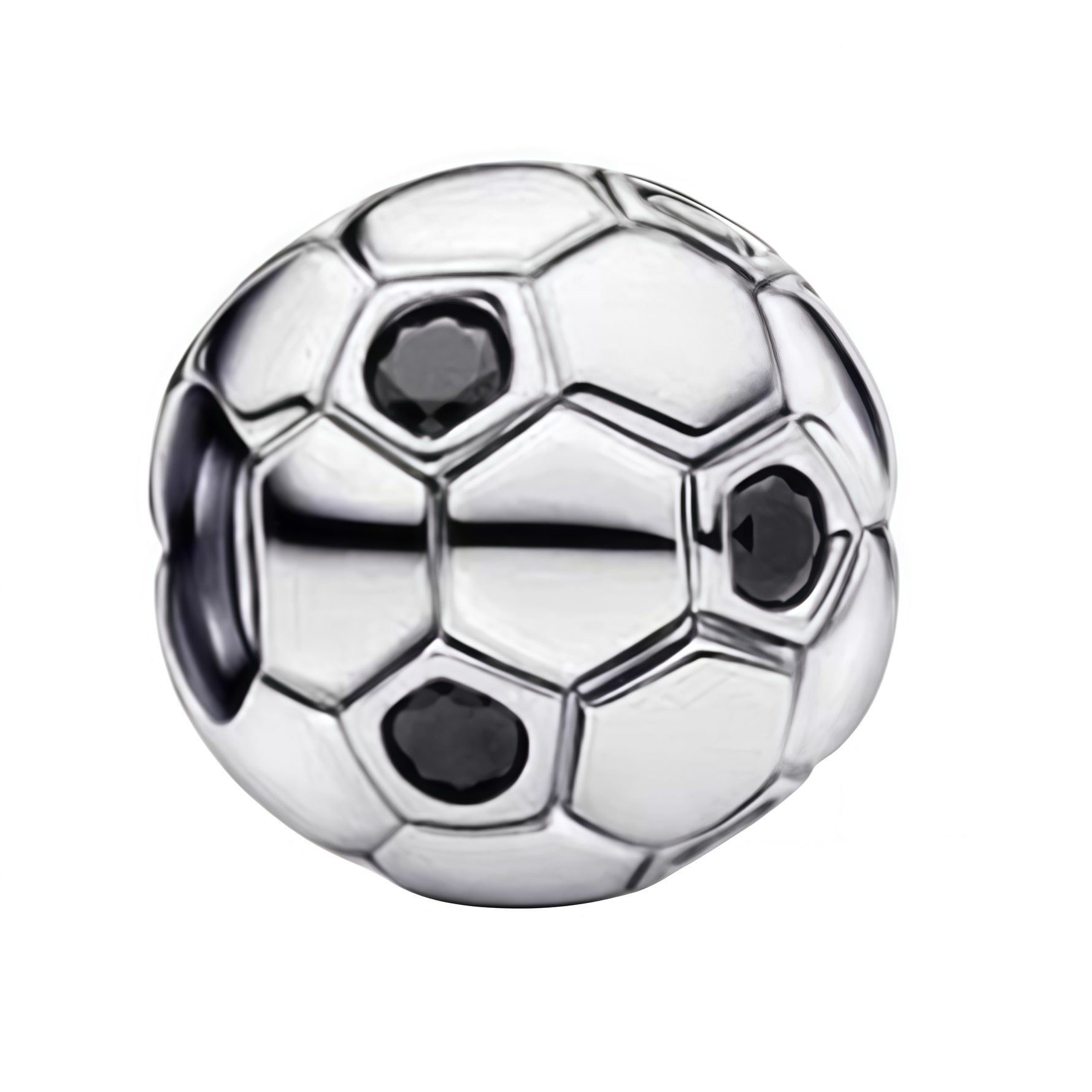 Apporte une touche sportive et dynamique à ton bracelet avec ce charm ballon de foot. Son design emblématique symbolise la passion du jeu, l’esprit d’équipe et la performance, tout en ajoutant une note élégante et moderne à ta collection. Un bijou simple et expressif, parfait pour les amoureux du football et des accessoires symboliques.

Caractéristiques :

-&nbsp;Matière : Argent 925.
-&nbsp;Design : Ballon de foot avec finition brillante et détails soignés.
-&nbsp;Dimensions : Taille délicate et confortab