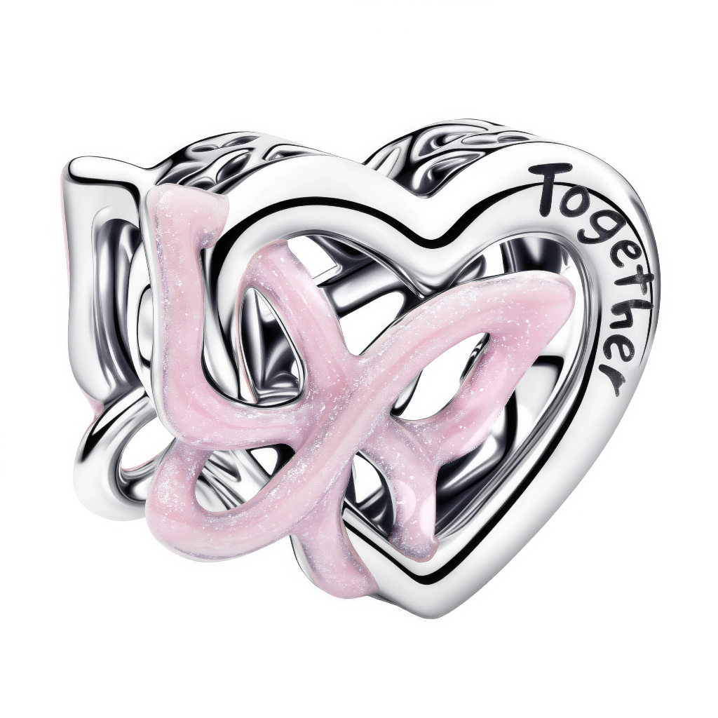 Laisse éclore la douceur avec ce charm cœur en argent sterling 925, délicatement orné d’un papillon rose aux ailes fines, symbole de transformation et de légèreté. Son design romantique capture un instant de grâce suspendu, comme un battement d’ailes posé sur ton poignet. Monté sur une bélière lisse compatible bracelets Pandora, ce bijou lumineux apporte une touche poétique et féminine à ta collection.

Caractéristiques :

- Matière : Argent 925.
- Design : Cœur brillant avec papillon rose détaillé, finitio