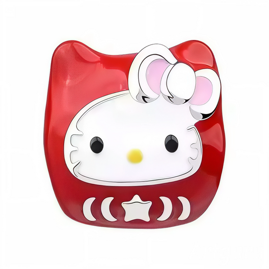 Hello Kitty se pare de sa tenue rouge emblématique et de son célèbre nœud pour ce charm pendentif en argent 925. Son visage adorable et ses détails soigneusement émaillés en font une pièce incontournable pour les fans de l’univers Sanrio. Un bijou plein de douceur et de style kawaii pour illuminer bracelets et colliers.