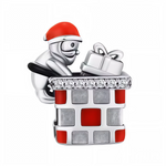 Faites entrer la magie de Noël dans votre collection avec ce charm surprenant qui met en scène le Père Noël grimpant sur une cheminée décorée et déposant un cadeau scintillant ! Véritable clin d’œil à la tradition et à la joie des fêtes, ce bijou en argent 925 combine avec élégance le rouge festif, l’éclat des cristaux et des détails minutieux pour une ambiance chaleureuse et féérique. Parfait pour personnaliser vos bracelets à l’approche des fêtes ou pour offrir un souvenir précieux à un proche.