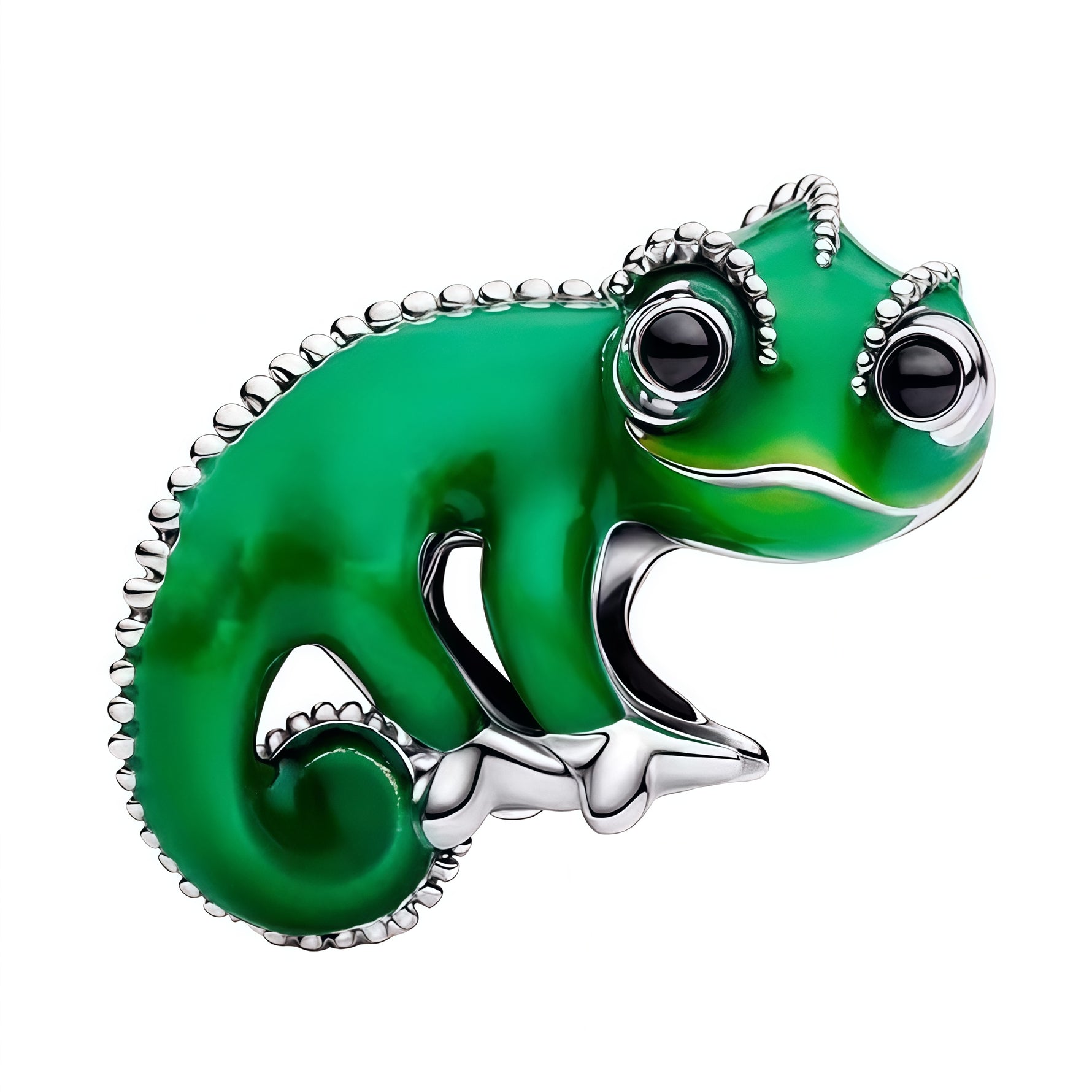 Apporte une touche malicieuse et pleine de fantaisie à ton bracelet avec ce charm Pascal de Raiponce. Inspiré du fidèle caméléon de Raiponce, ce bijou met en valeur son côté adorable et espiègle avec un design détaillé, des couleurs vives et une finition soignée. Un charm original et plein de personnalité, parfait pour les fans de Disney et des pièces amusantes.

Caractéristiques :

- Matière : Argent 925.
- Design : Pascal de Raiponce en version charm, avec finitions soignées.
- Dimensions : Taille délicat
