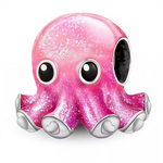 Ajoutez une touche marine et élégante à votre collection de bijoux représentant un poulpe rose. Fabriqué en argent sterling 925, ce pendentif de haute qualité est compatible avec tous les bracelets Pandora, garantissant une intégration parfaite à votre bijou préféré. Parfait pour les amoureux de l'océan et des créatures marines, ce pendentif capture l'esprit espiègle et la beauté délicate du poulpe avec des détails minutieusement travaillés, ajoutant une note de charme et de fraîcheur à votre collection.