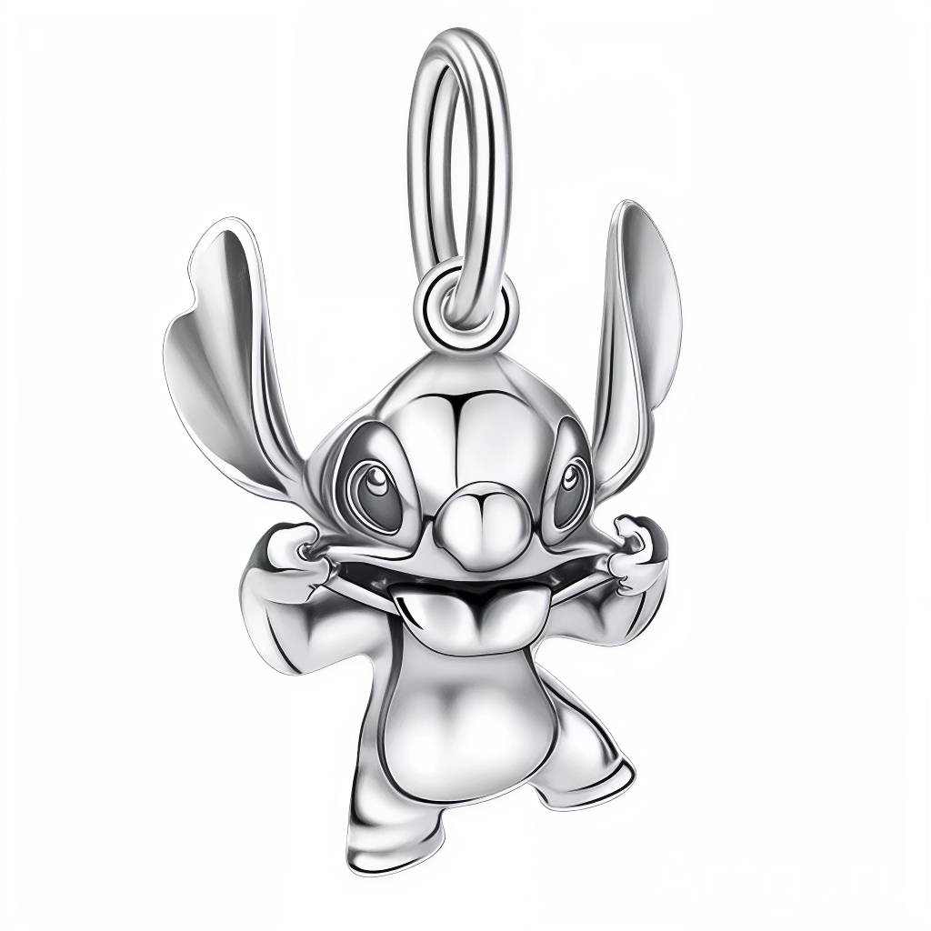 Retrouvez toute l’énergie du célèbre personnage Disney avec ce charm Stitch en argent 925, aux grandes oreilles expressives et au sourire espiègle. Sa finition brillante met en avant les volumes amusants et les traits reconnaissables qui ont fait le succès de l’adorable extraterrestre. À porter sur un bracelet ou un collier, ce bijou incarne l’esprit d’amitié, de famille et la joie de l’aventure. Parfait pour les fans de dessin animé et les amoureux de la collection Disney.

Caractéristiques
Matière : Argen