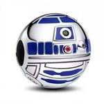 Parce que même les héros mécaniques ont commencé petits ! Ce charm pendentif en argent 925 représente une version chibi ultra-adorable de R2-D2. Avec ses détails miniatures et son allure toute ronde.
