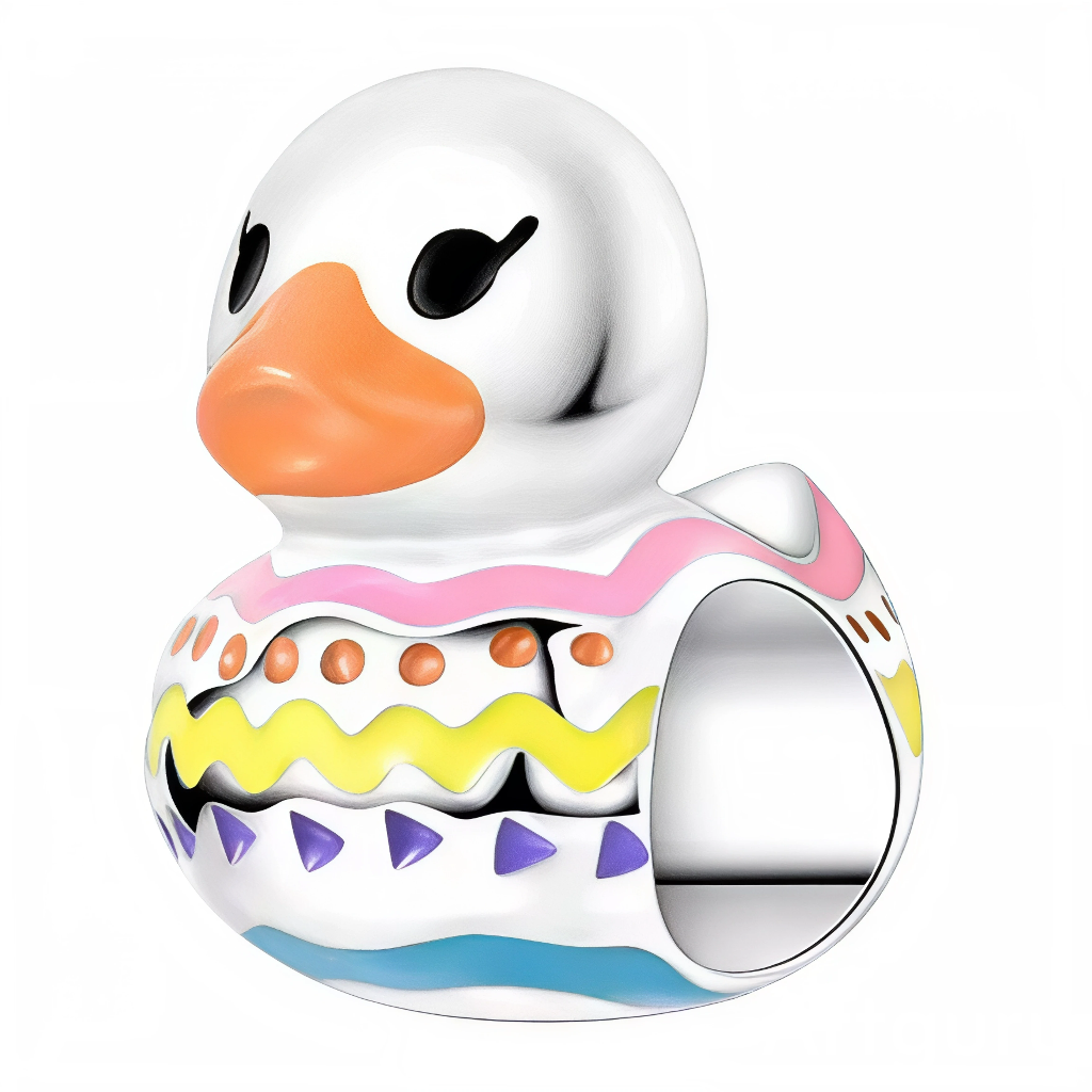 Apportez une touche de légèreté et de charme à votre collection avec ce charm en argent 925. Inspiré de la douceur et de la beauté de l'animal, ce charm incarne la tranquillité et la grâce, tout en ajoutant une brillance subtile à vos bracelets.