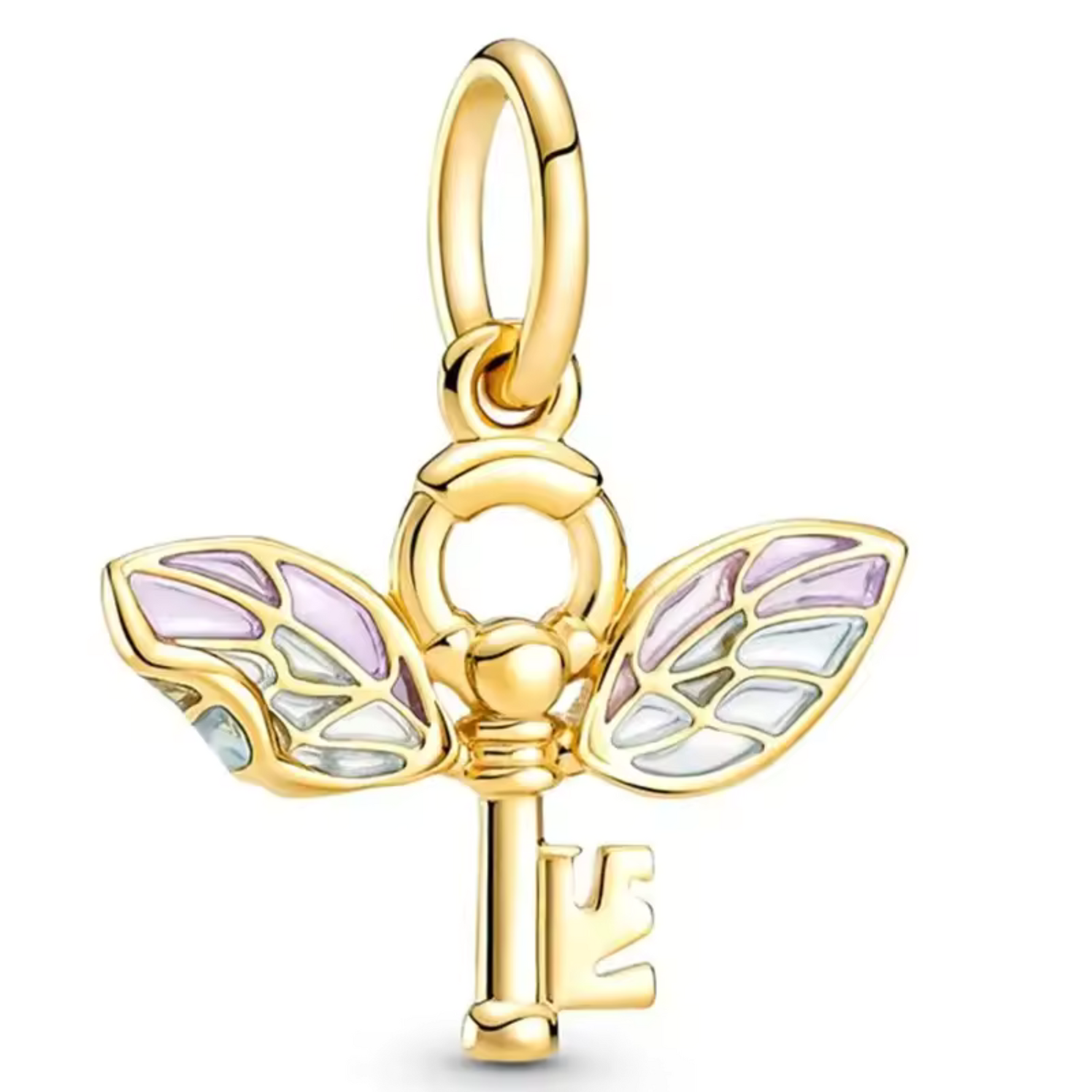 Capturez la magie d’Harry Potter avec le charm Clé Volante, une pièce en argent 925 finement gravée pour représenter cet emblème enchanté du monde des sorciers. Idéal pour les fans de la saga, ce charm apporte une note mystique à votre collection.