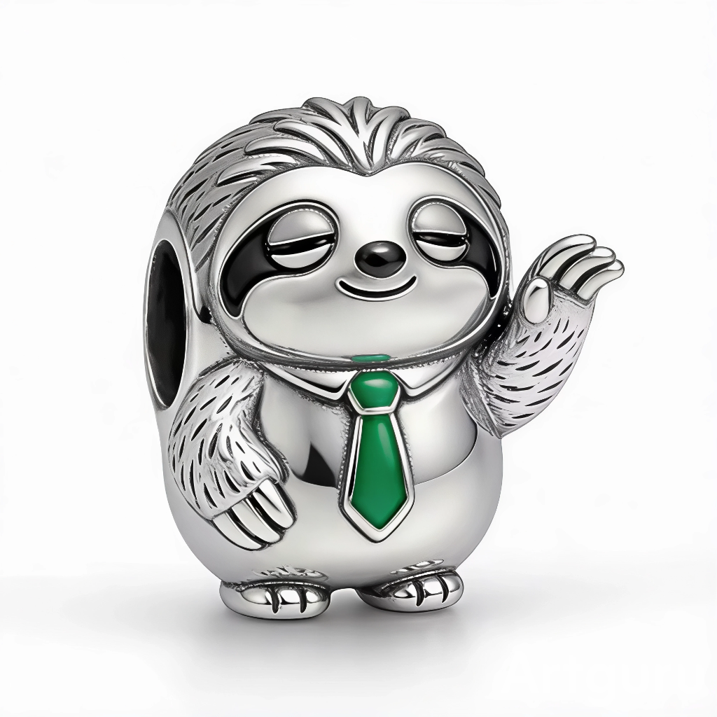 Ce charm en argent 925 représente Flash, le paresseux de&nbsp;Zootopie, au sourire lent et amical, yeux sereins, posture nonchalante. Il symbolise lenteur comique, humour décalé et rapidité surprenante cachée.

Caractéristiques :

Matière : Argent 925.
Design : Flash buste profil décontracté.
Dimensions : 1,7 cm hauteur, pendante légère zen.