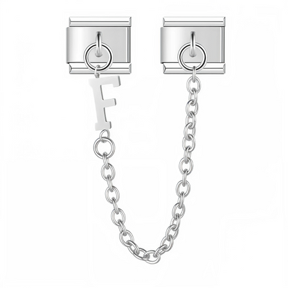 Charm Italien - Double Médaillon Lettre Argent – De A à Z