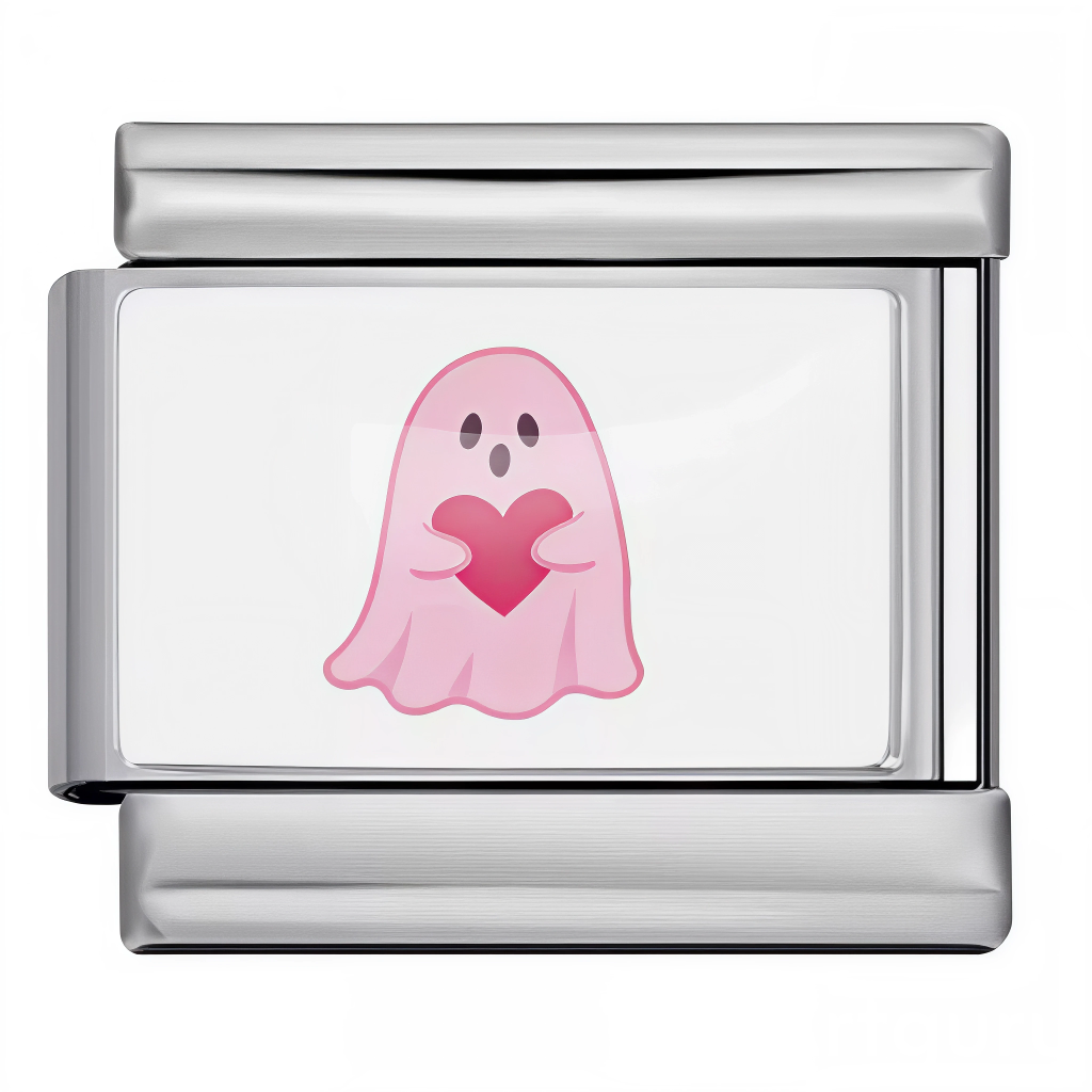 Ce charm italien se distingue par son adorable fantôme tout rose tenant un cœur, pour une touche de tendresse espiègle sur votre bracelet à charms. La plaque contemporaine en argent sterling 925 met en valeur la silhouette minimaliste et les contrastes de rose vif sur fond blanc. Parfait pour exprimer la douceur, l’amour ou ajouter une note fantaisie à votre collection, à l’occasion d’Halloween ou en toute saison.

Caractéristiques

Matière : Argent sterling 925, émail coloré
Design : Petit fantôme rose ten