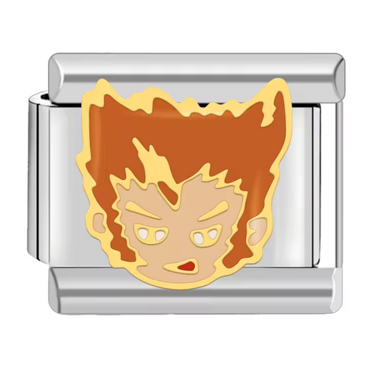 Ce charm italien puissant représente la tête de Wolverine, emblème de force, courage et détermination. Confectionné en acier inoxydable argenté de haute qualité, il se distingue par ses détails minutieux et sa finition éclatante, offrant un bijou robuste et élégant. Facile à fixer, il s’adapte parfaitement à nos bracelets composés de 17 maillons extensibles et réglables, convenant à tous les poignets. Compatible avec tous nos charms italiens, ce bijou est idéal pour apporter une touche audacieuse et authent