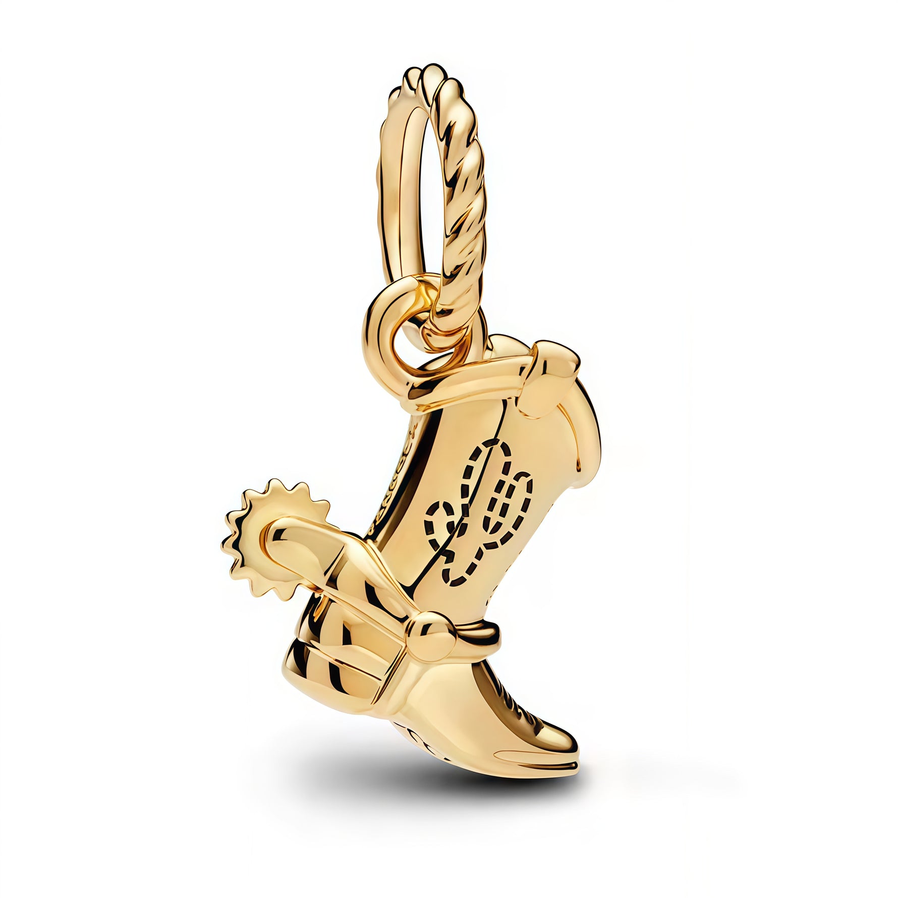 Apporte une touche western et pleine de caractère à ton bracelet avec ce charm inspiré de la botte de Woody. Son design emblématique évoque l’univers de Toy Story, l’aventure et l’esprit cowboy du célèbre shérif, tout en ajoutant une note originale et raffinée à ta collection. Un bijou symbolique et reconnaissable, parfait pour les fans de Disney Pixar et des souvenirs d’enfance.

Caractéristiques :

-&nbsp;Matière : Argent 925.
-&nbsp;Design : Botte de Woody avec finition brillante et détails soignés.
-&nb