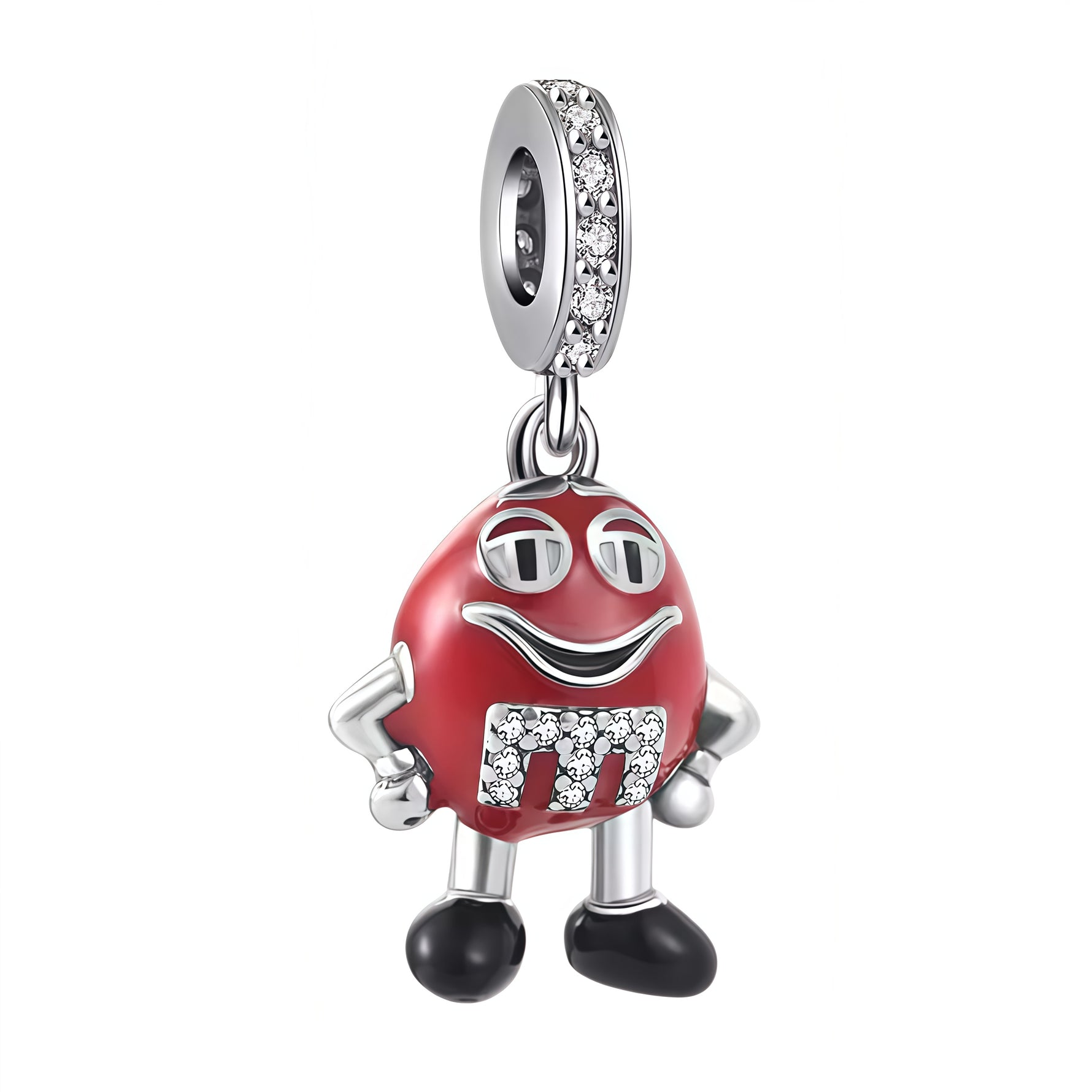 Apporte une touche fun et gourmande à ton bracelet avec ce charm pendentif MetM’s. Inspiré de l’univers coloré des célèbres bonbons, ce bijou met en valeur un design ludique et original avec des finitions brillantes qui rappellent l’esprit joyeux de la marque. Un charm plein de pep’s, parfait pour les amateurs de pièces décalées et colorées.

Caractéristiques :

- Matière : Argent 925.
- Design : Pendentif inspiré des MetM’s avec finitions soignées.
- Dimensions : Taille délicate et confortable à porter.
- 