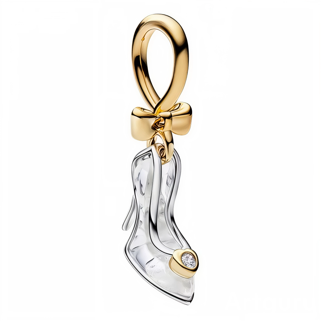 Ce charm en argent 925 met en scène chaussure verre Cendrillon délicate transparente cristalline, nœud or festonné, boucle diamant minuscule talon scintillant. Symbole contes minuit rêves réalisés.

Caractéristiques

Matière : Argent 925, cristal transparent zircone.
Design : Escarpin verre nœud, bélière élégante discrète.
Compatibilité : Parfait bracelets colliers charms modulables.