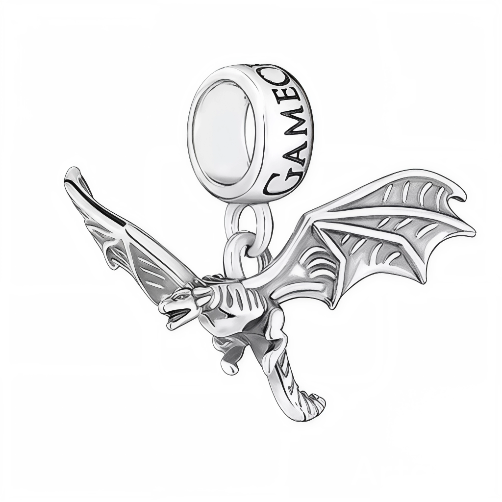 Ce charm pendentif en argent 925 pur dépeint un dragon rayonnant aux ailes déployées et gueule ouverte en vol dynamique. Il évoque feu ancestral liberté céleste et gardien mythique.

Caractéristiques

Matière : Argent 925 ciselures détaillées ciselé.
Design : Figure 3D ailes étendues bélière solide.
Compatibilité : Clip pour bracelets européens.